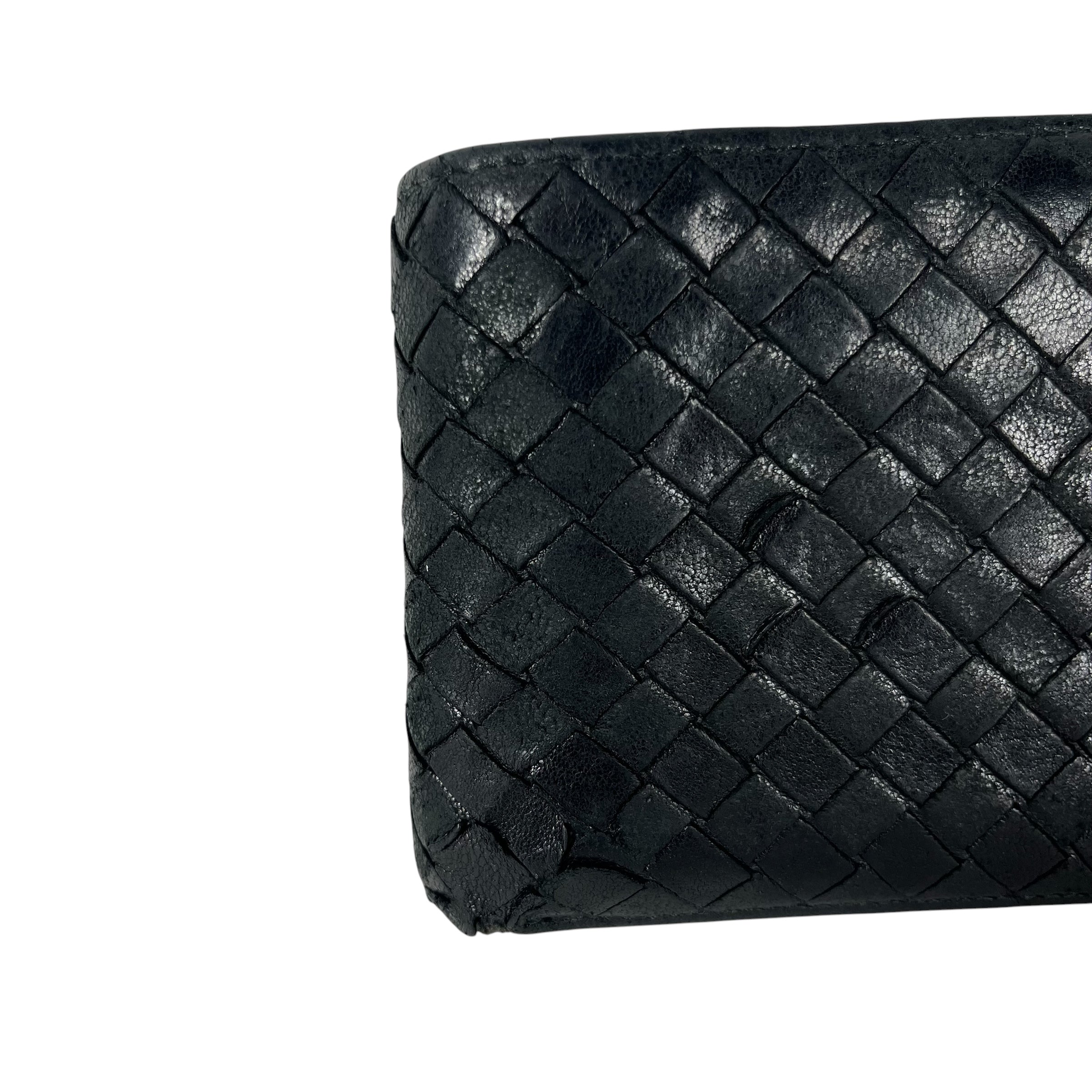 BOTTEGA VENETA/Bifold Wallet/Leather/BLK/M's/BIFOLD TRIPLE POCKET WALLET view 5