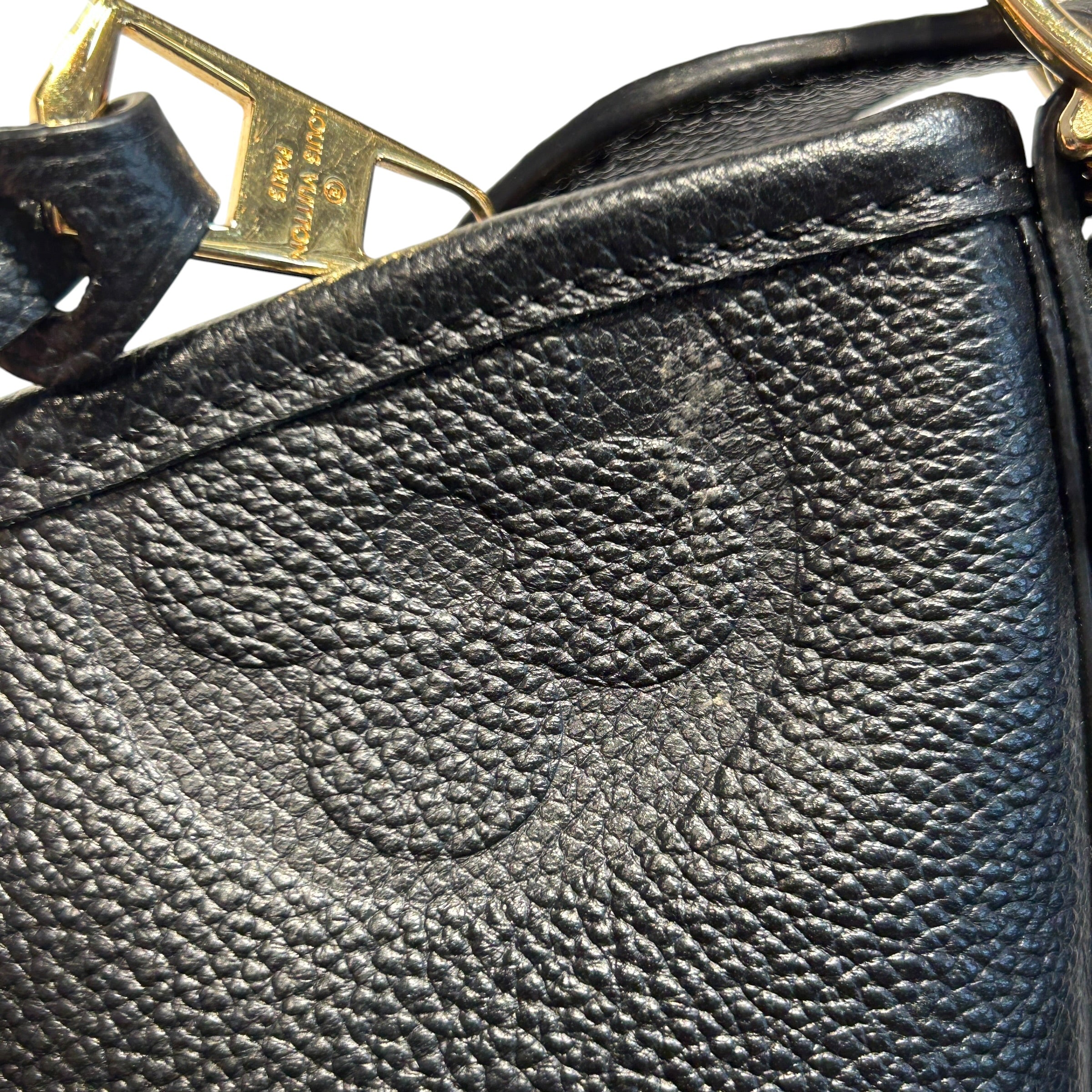 LOUIS VUITTON/Hand Bag/Monogram/Leather/BLK/CARRYAL PM view 11