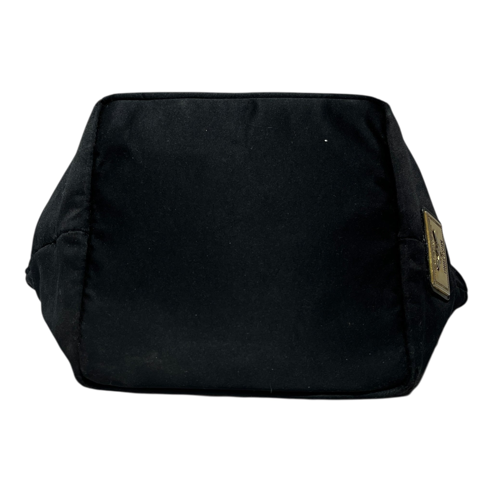 MOSCHINO/Hand Bag/Nylon/BLK/Peace Love A Smiley Gold view 3