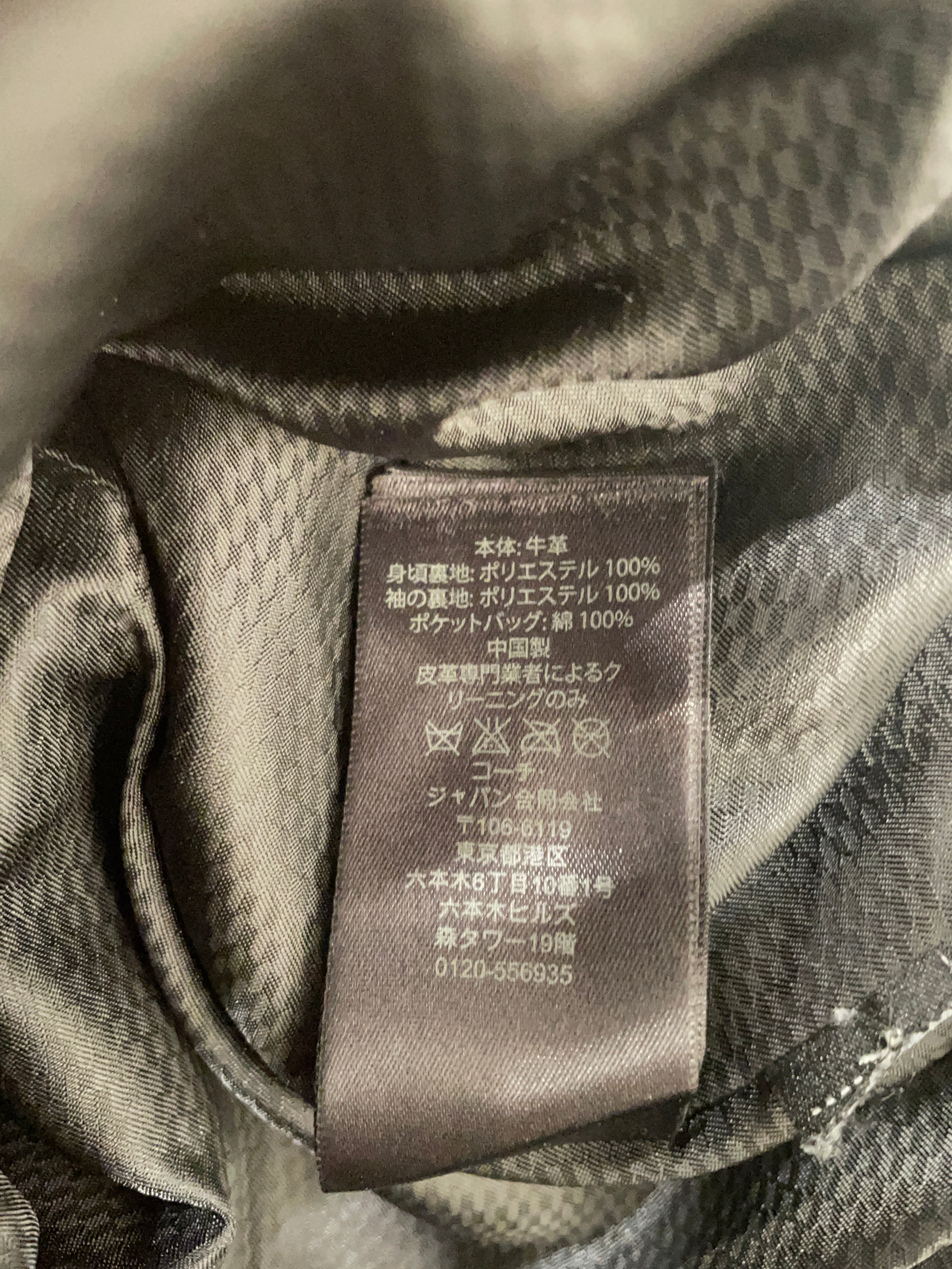 COACH/Leather Jkt/XS/Leather/BLK/CAFE RACER view 6