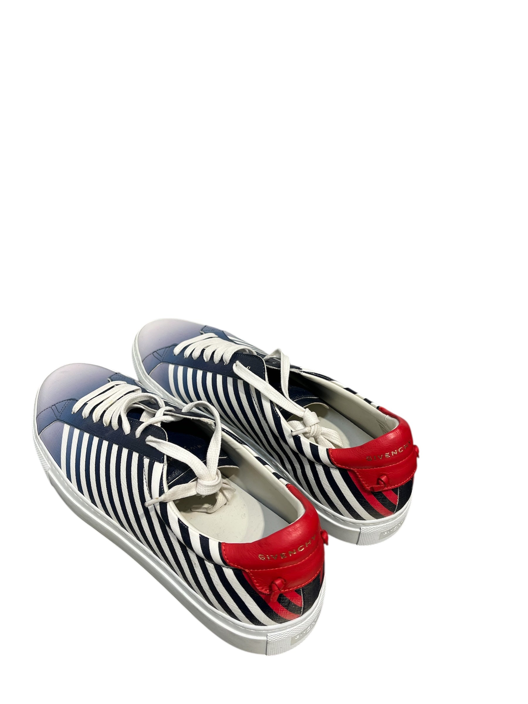 GIVENCHY/Low-Sneakers/EU 44/Stripe/Leather/BLU/STRIPE OMBRE SNEAKER view 2