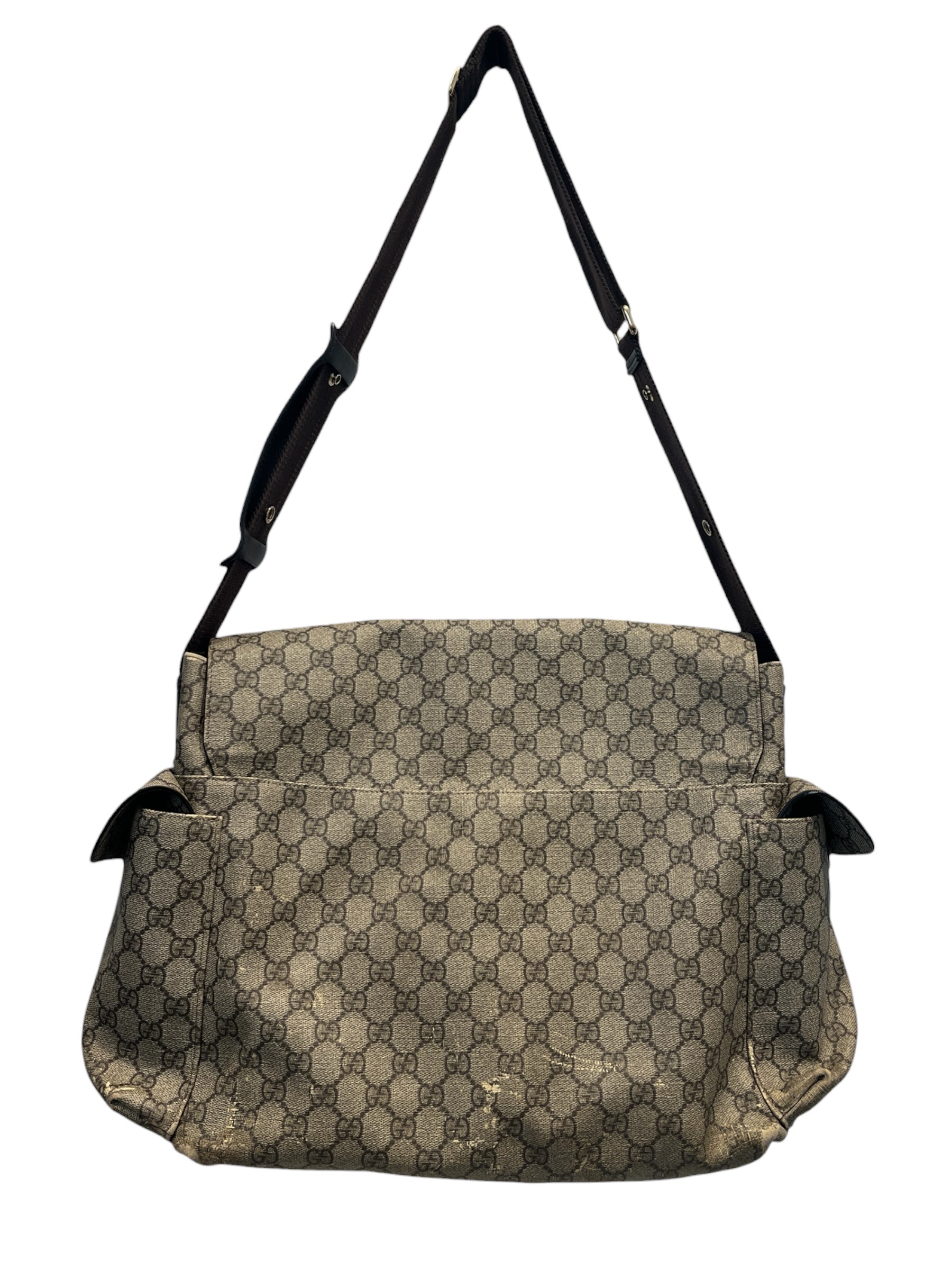GUCCI/Bag/Monogram/Leather/CRM/MONOGRAM DIAPER BAG view 2