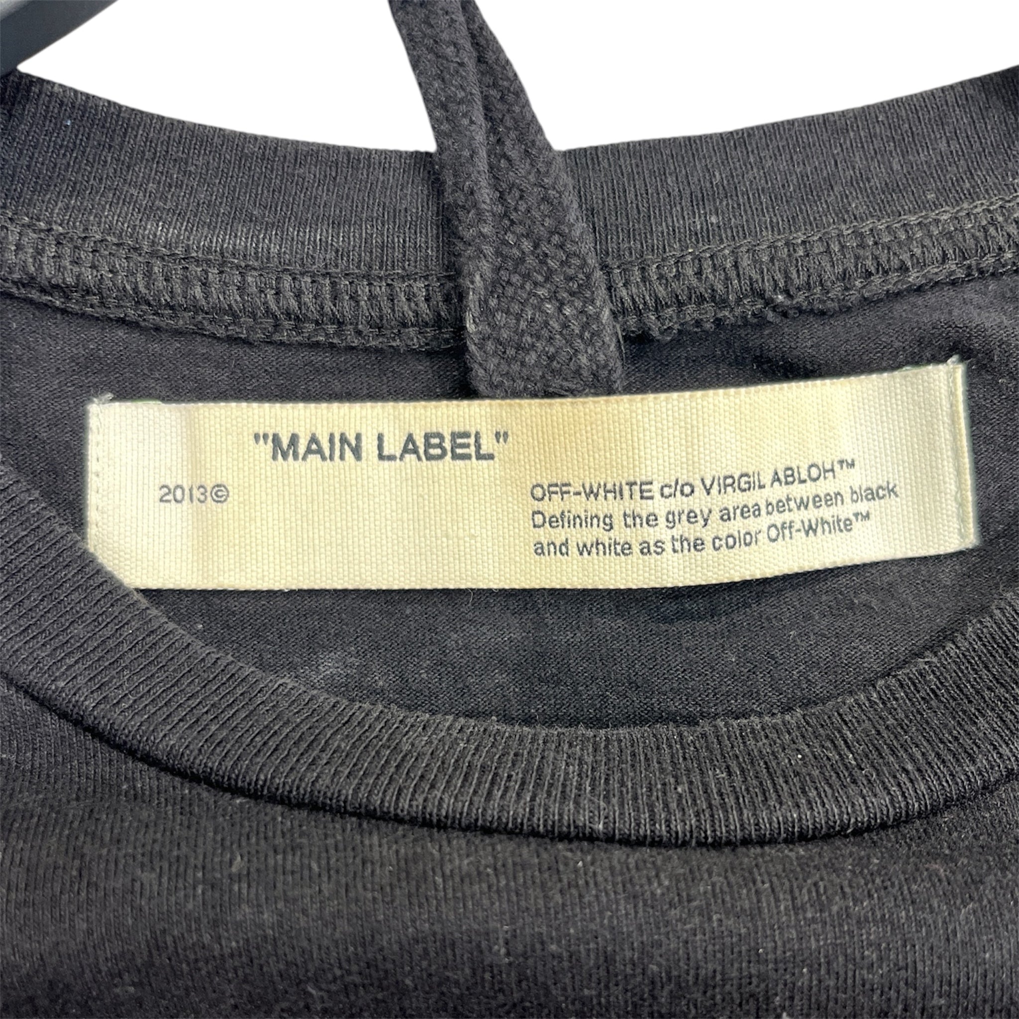 OFF-WHITE/T-Shirt/S/Cotton/BLK/ view 3