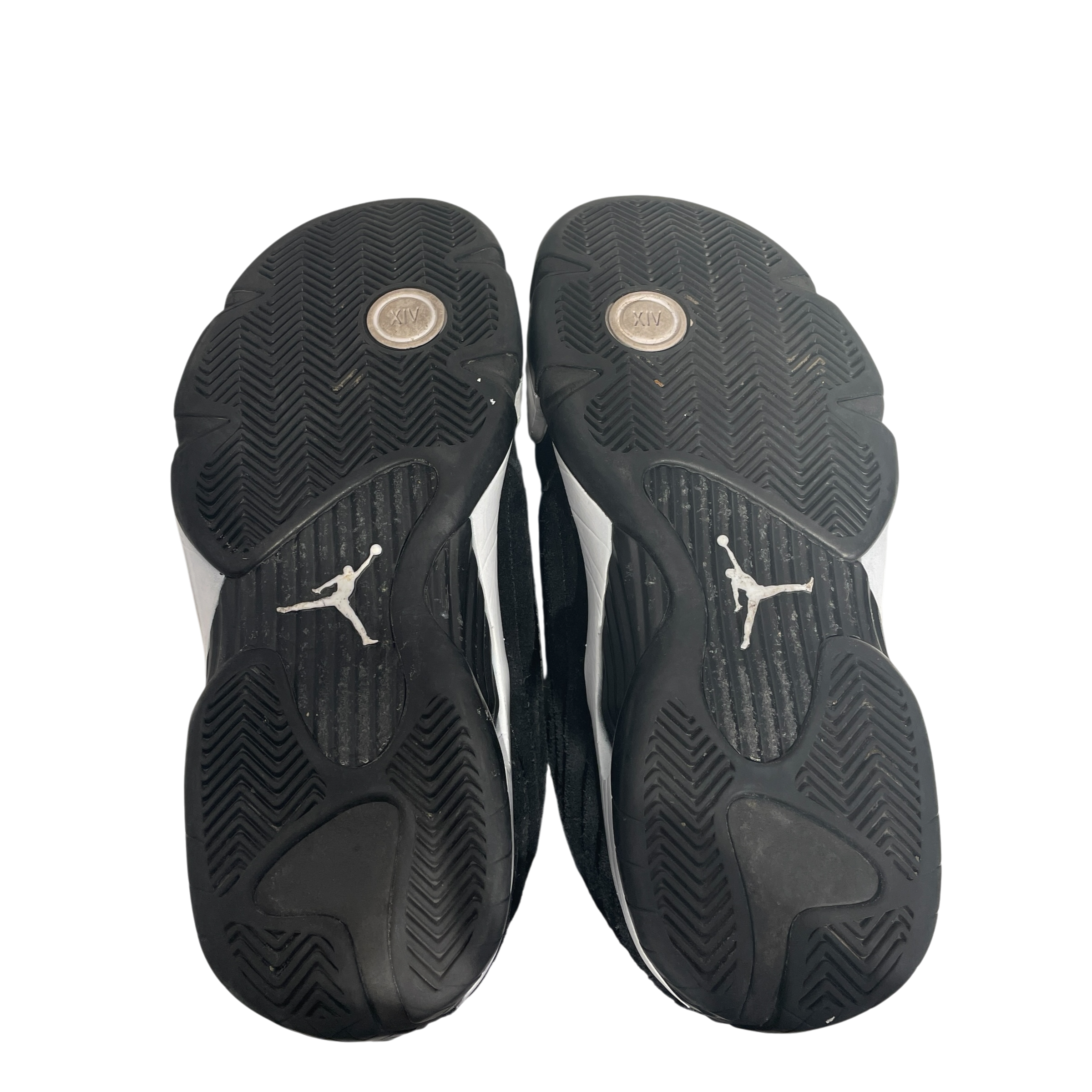 NIKE/Hi-Sneakers/US 7.5/Suede/BLK/JORDAN 14 B/W 487471-016 view 4