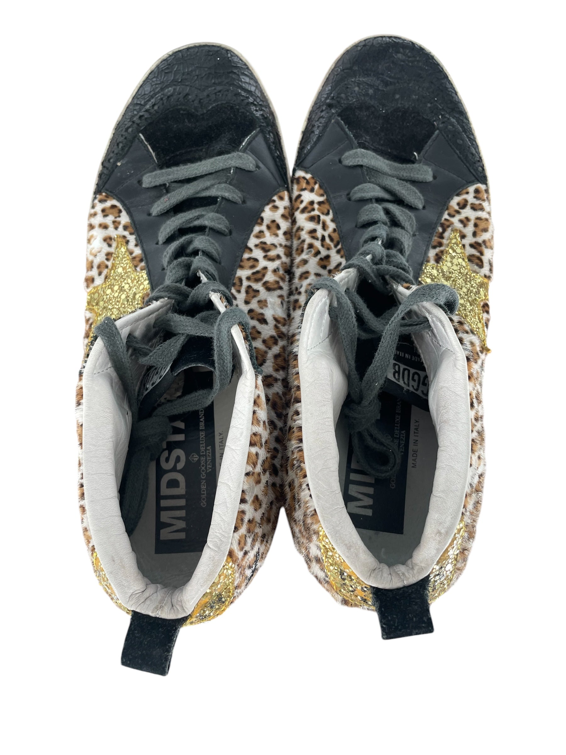 GOLDEN GOOSE/Hi-Sneakers/EU 40/Animal Pattern/MLT/CHEETAH PRINT FUR view 4