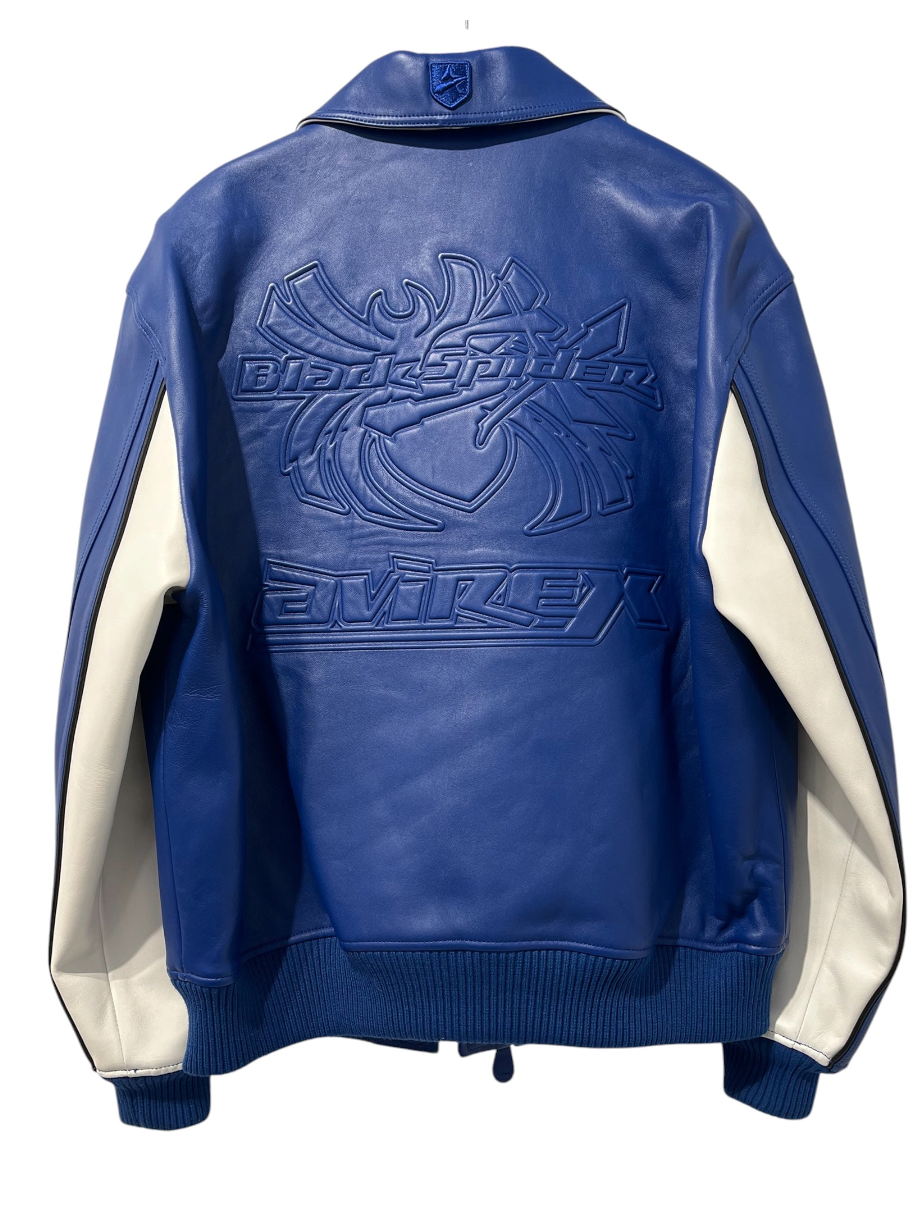 AVIREX/Leather Jkt/XL/Leather/BLU/SPORT BLACK SPIDER 500 JKT view 2
