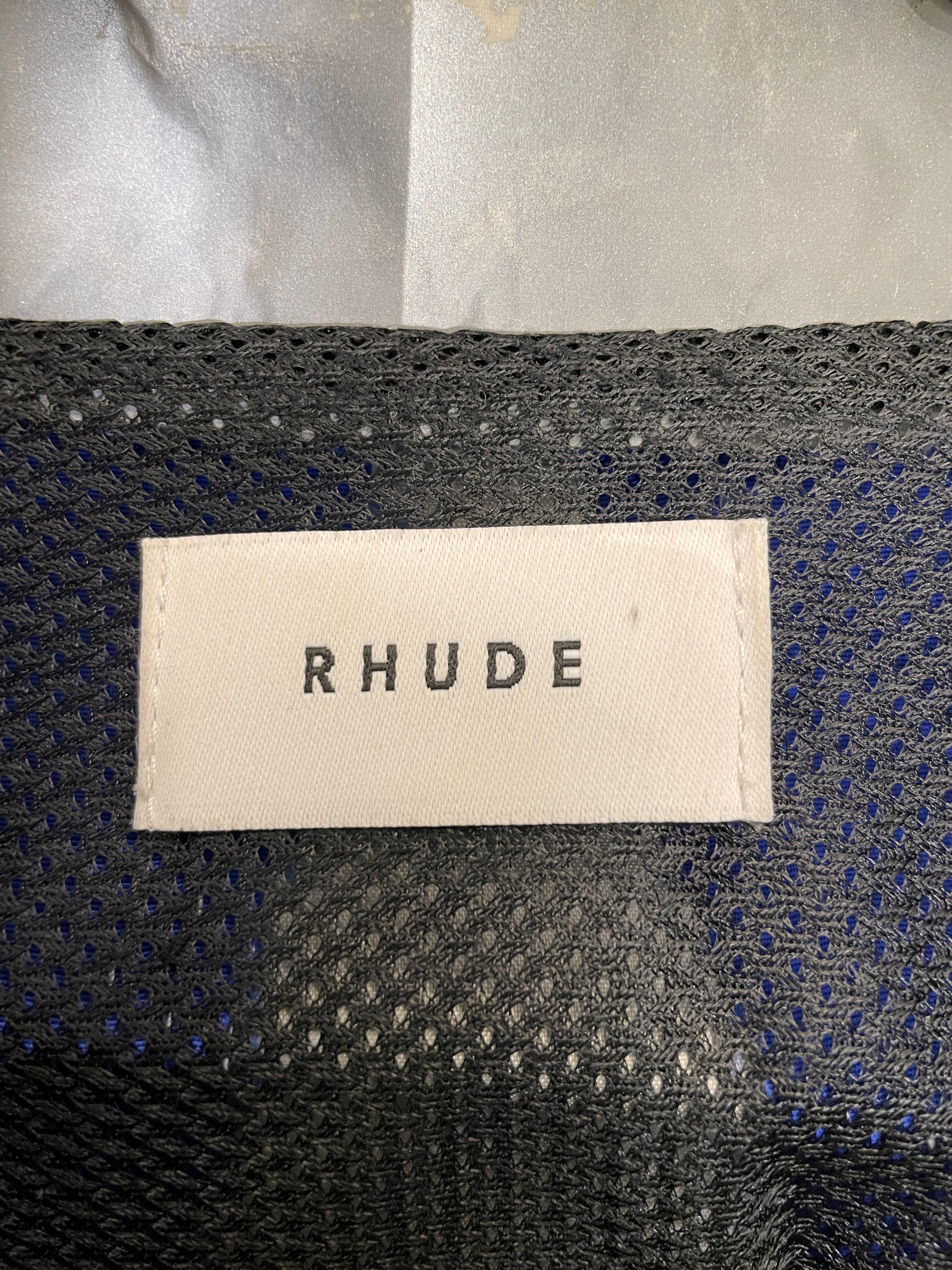 RHUDE/Windbreaker/S/Nylon/BLU/ view 3