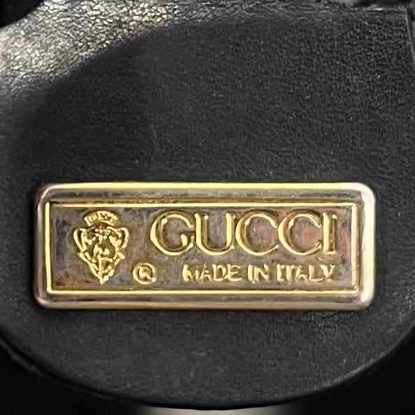 GUCCI/Cross Body Bag/OS/Monogram/Leather/NVY/VINTAGE OPHIDIA