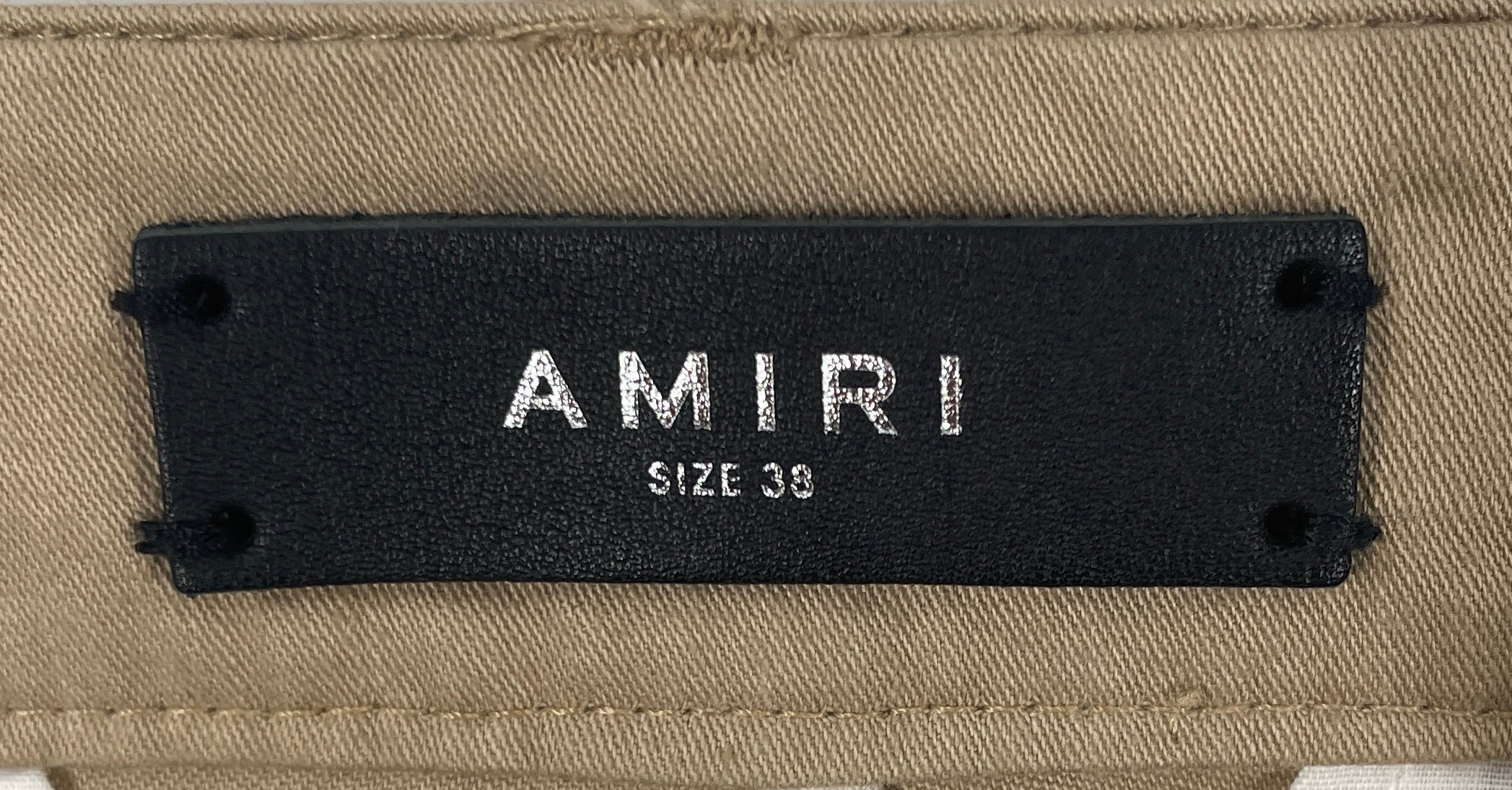 AMIRI/Bottoms/38/Cotton/KHK/150712 view 3