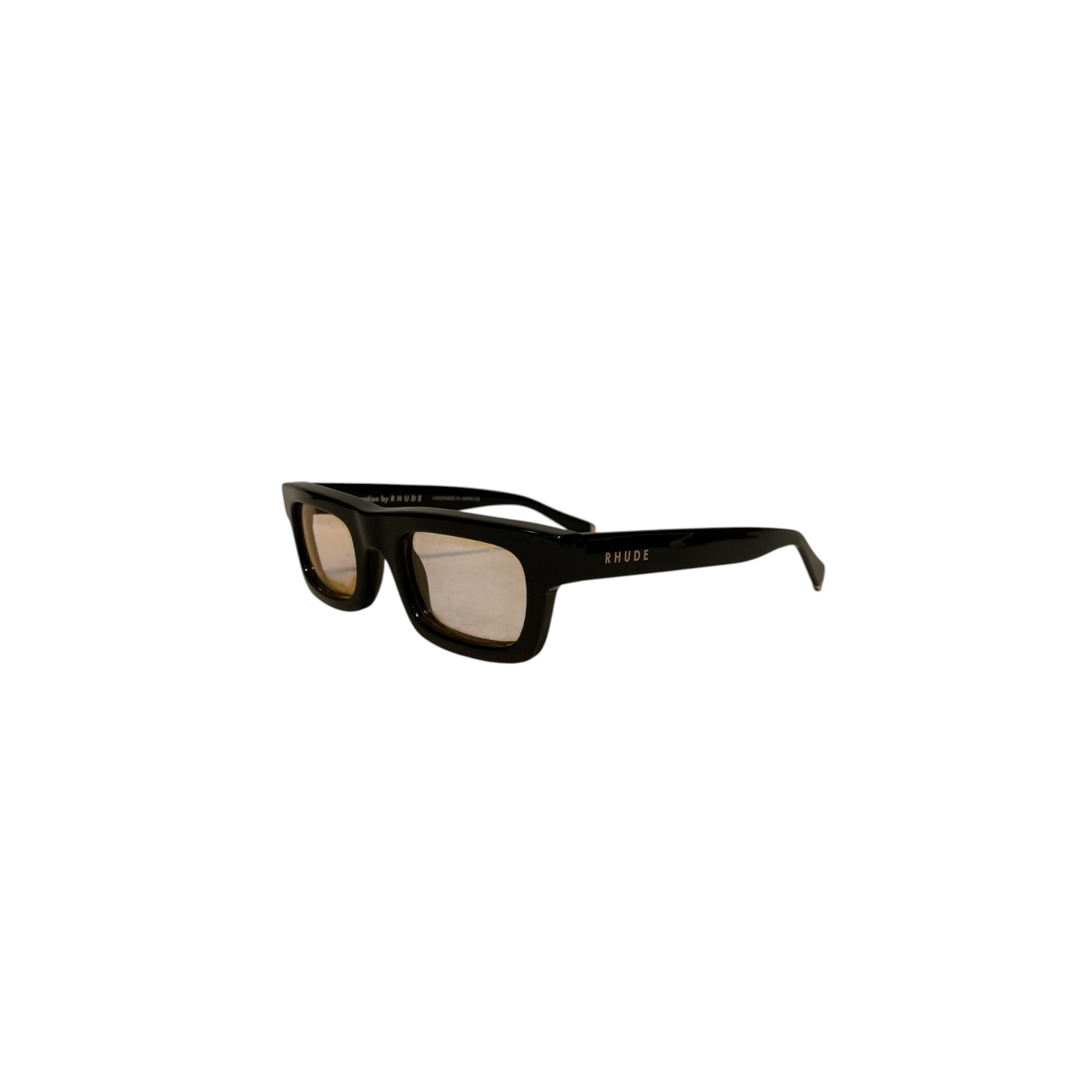 RHUDE/Sunglasses/Plastic/BLK/M's/Yellow Tint view 2