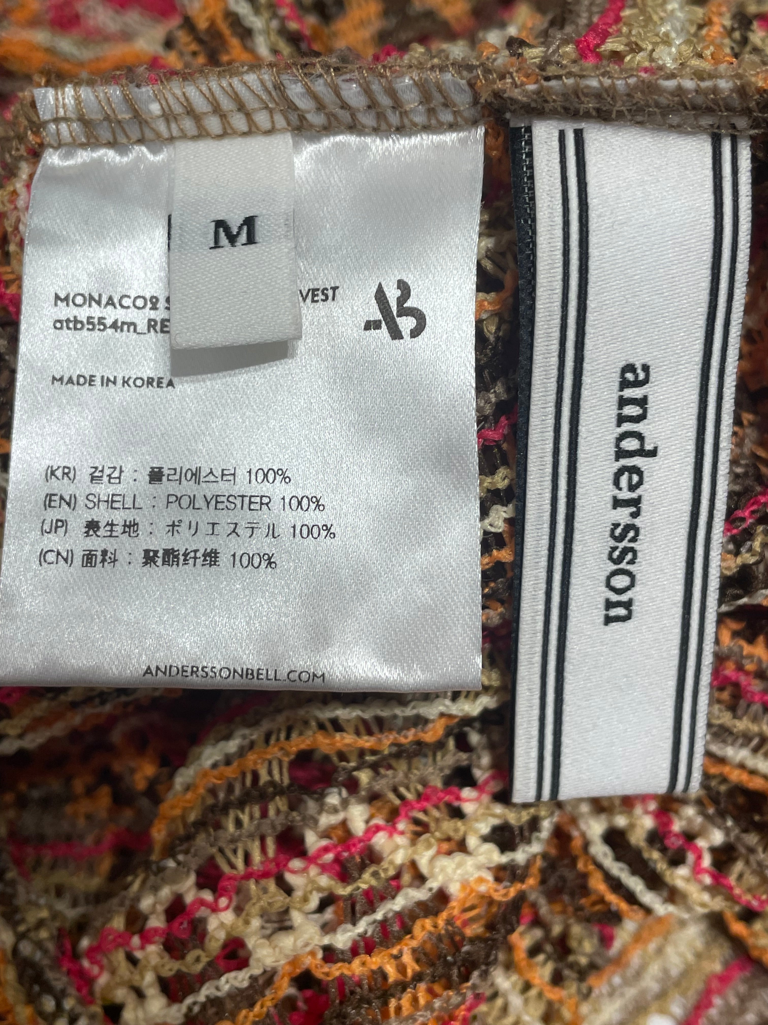 Andersson Bell/Vest/M/All Over Print/Polyester/MLT/ view 4