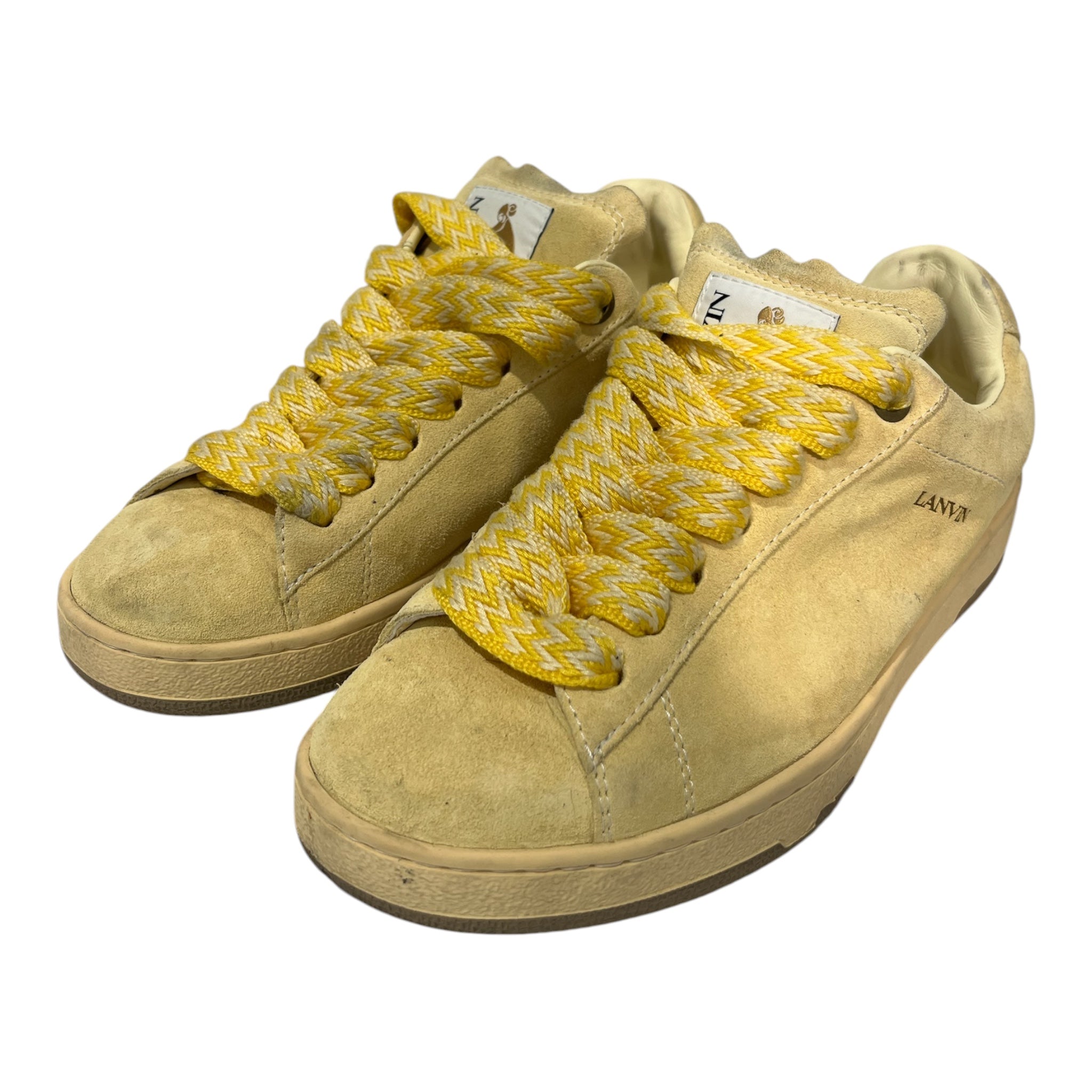LANVIN/Low-Sneakers/EU 40/Suede/YEL/CURB LITES view 1