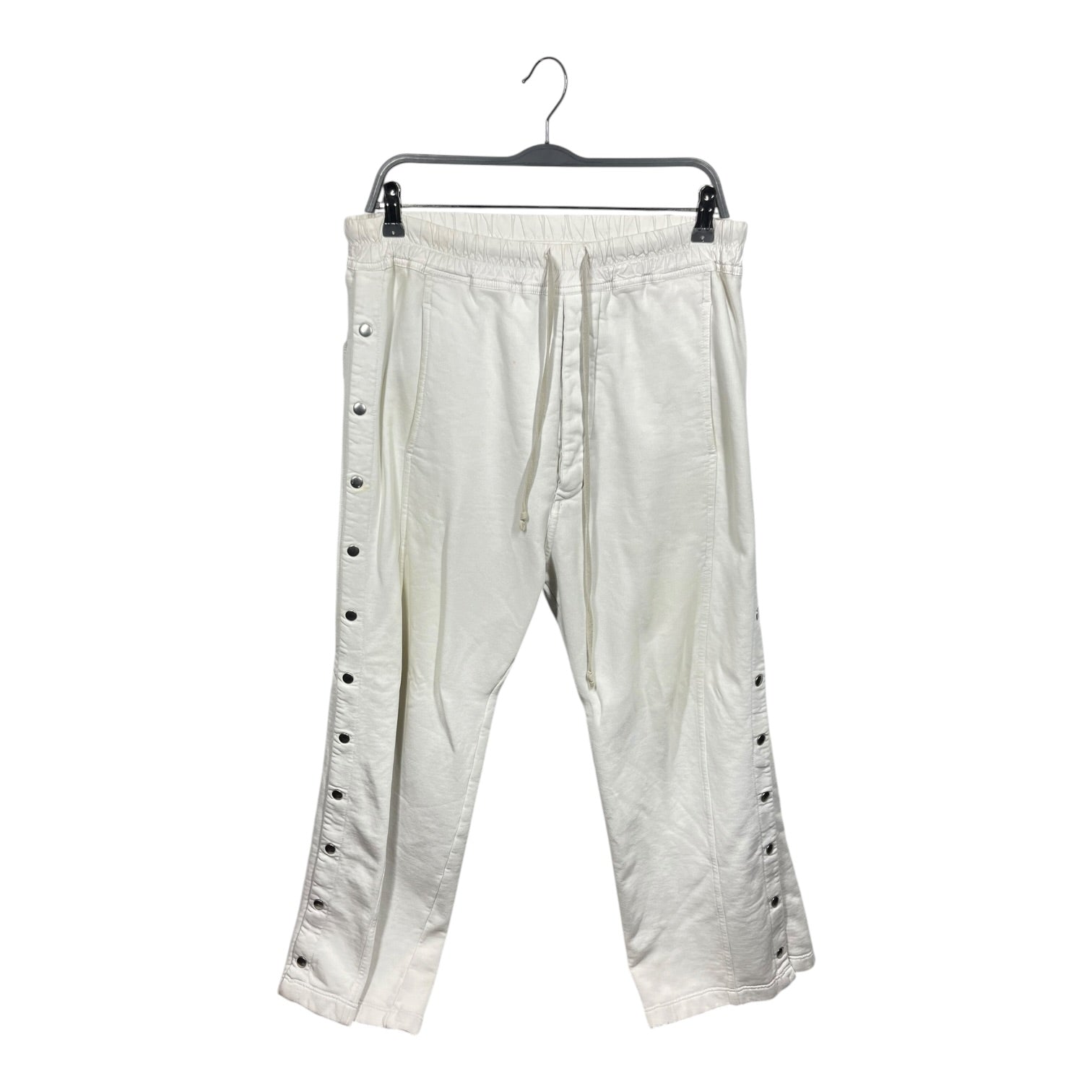 RICK OWENS DRKSHDW/Pants/XS/Cotton/WHT/FELPA PUSHER SWEATPANTS view 1