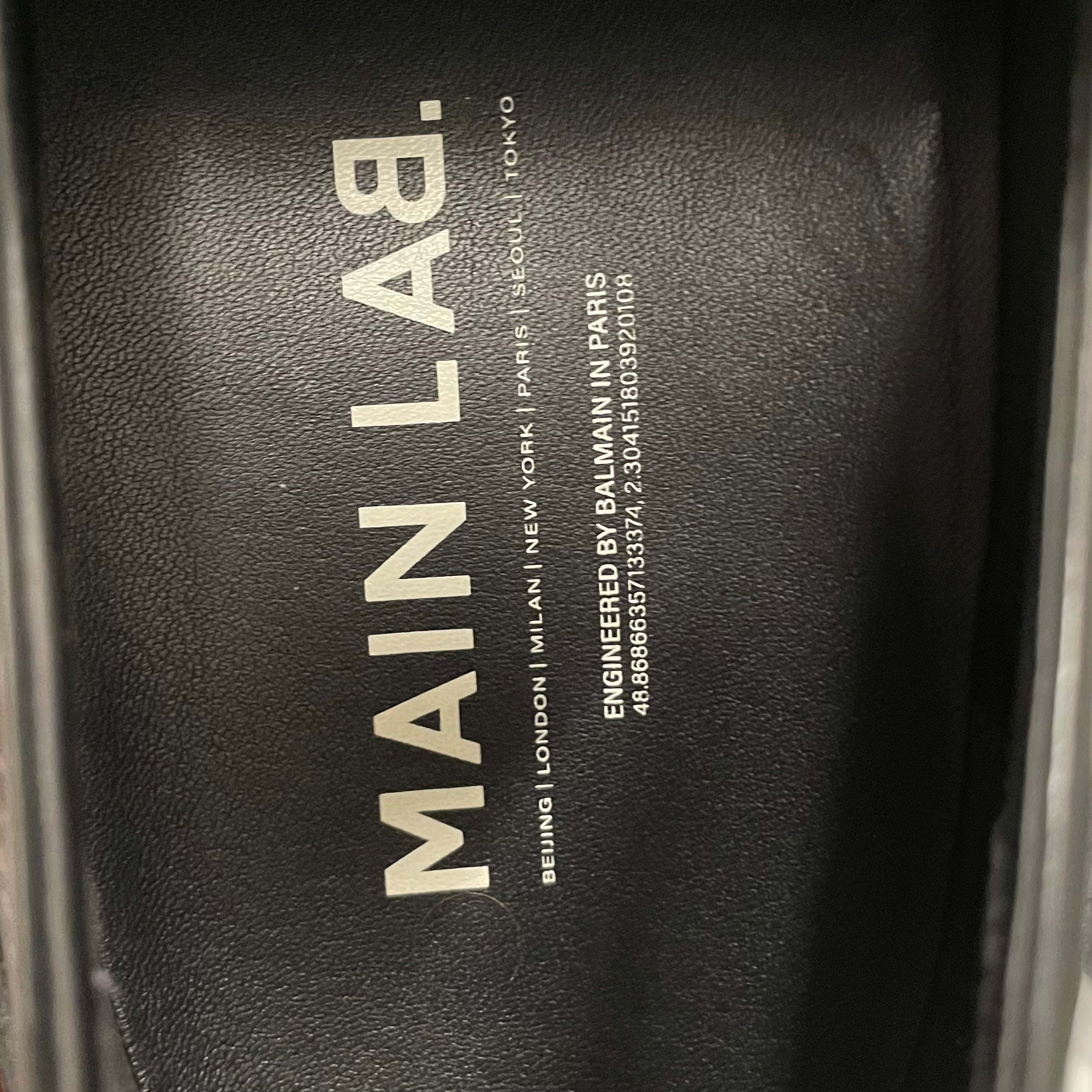 BALMAIN/Loafers/US 12/Leather/BLK/unicorn loafers view 3