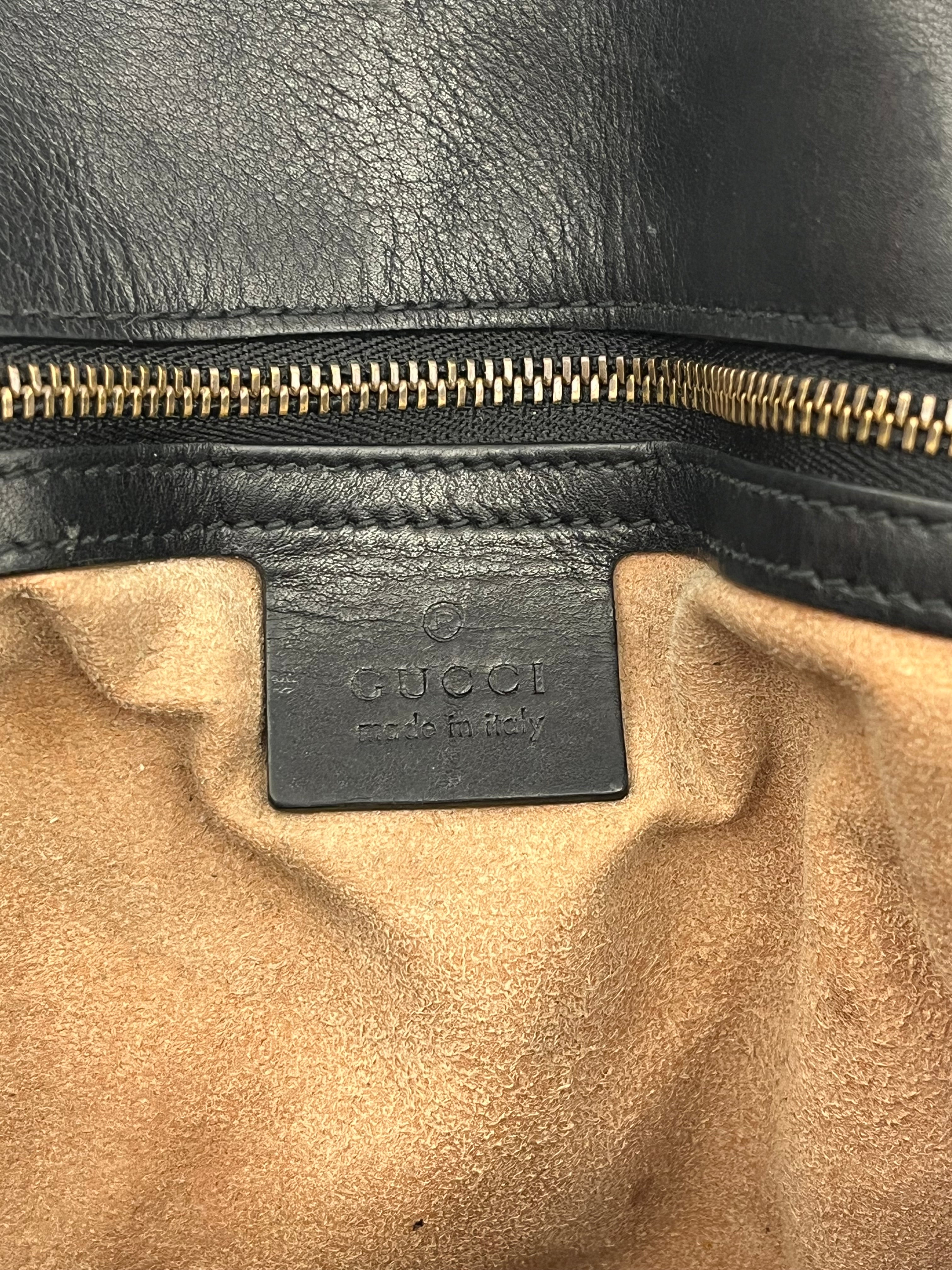 GUCCI/Bag/Leather/BLK/Marmont view 7