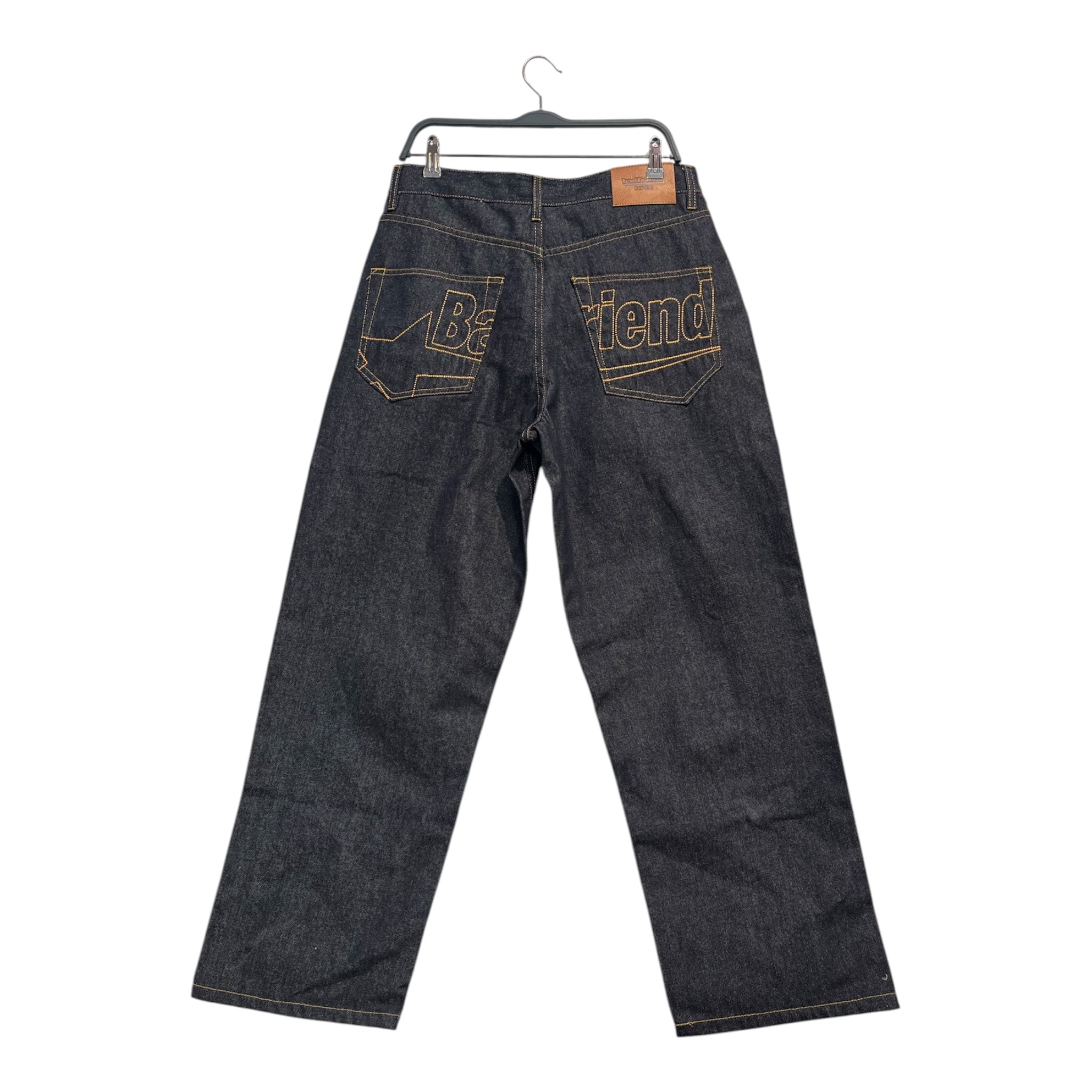 badfriend/Pants/32/Cotton/IDG/'GENES' INDIGO DENIM view 2