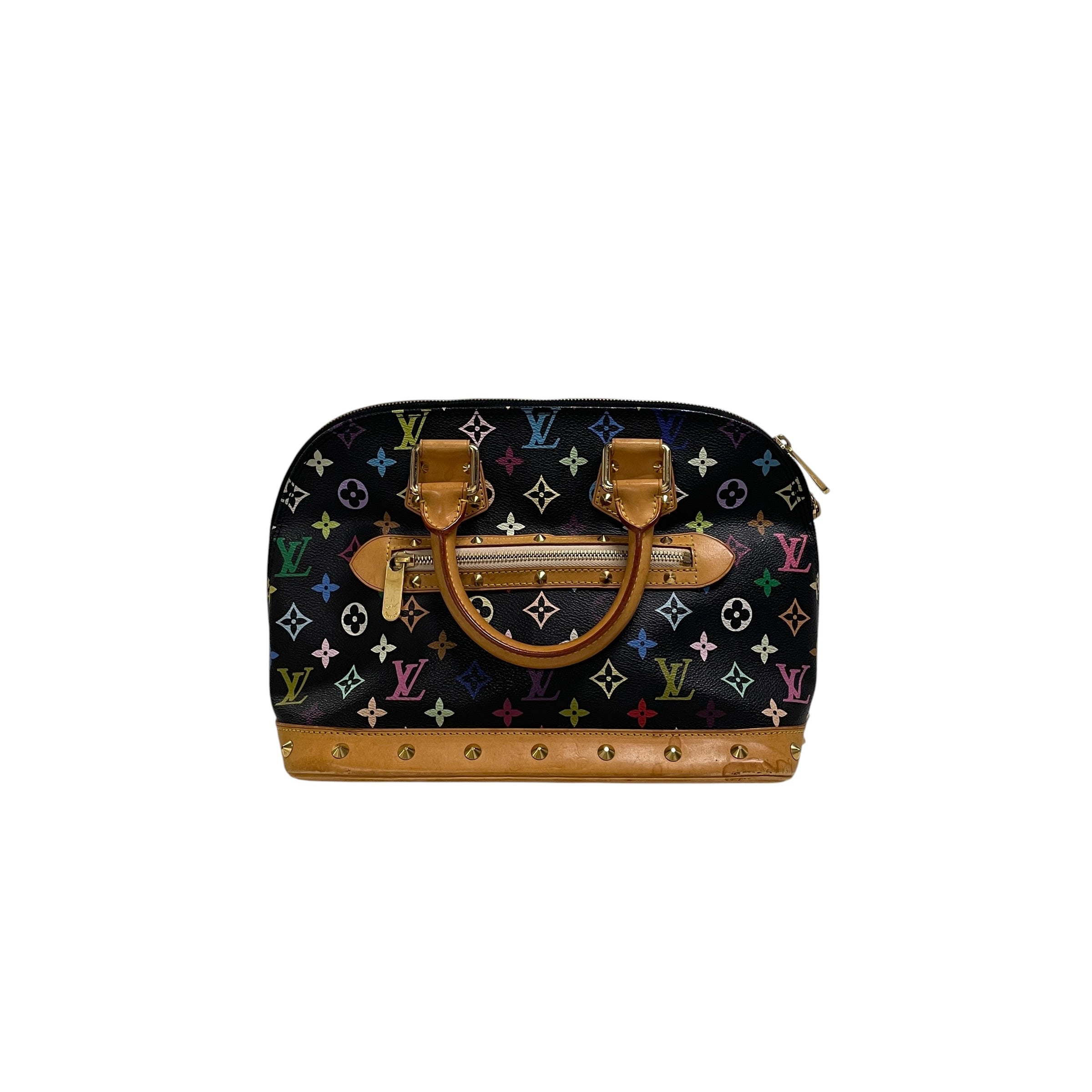 LOUIS VUITTON/Hand Bag/Monogram/Leather/BLK/MURAKAMI/ COLOR/ FL0014 view 1