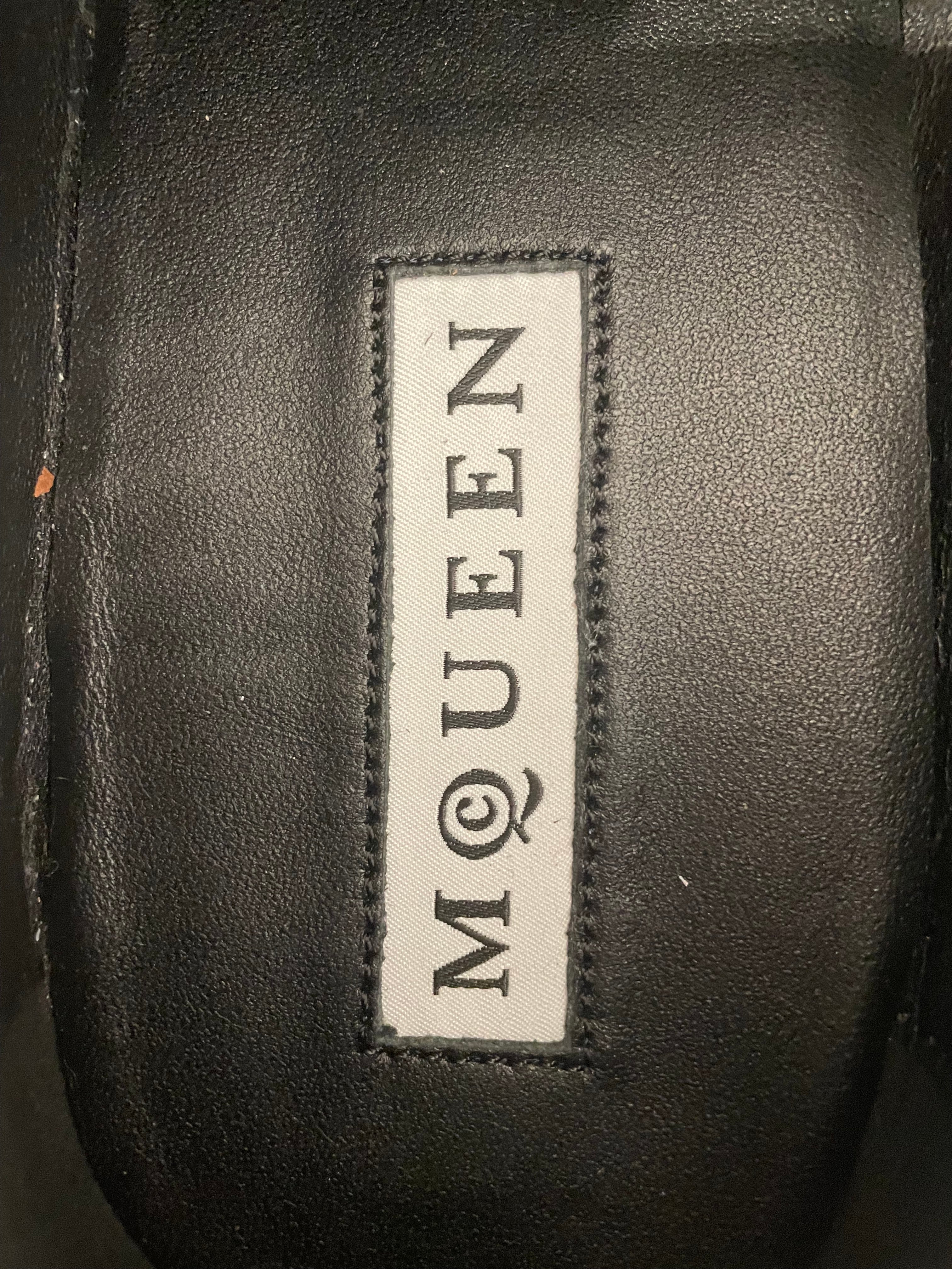 Alexander McQueen/Dress Shoes/EU 44/Leather/BLK/VERY POINTED TOE view 3