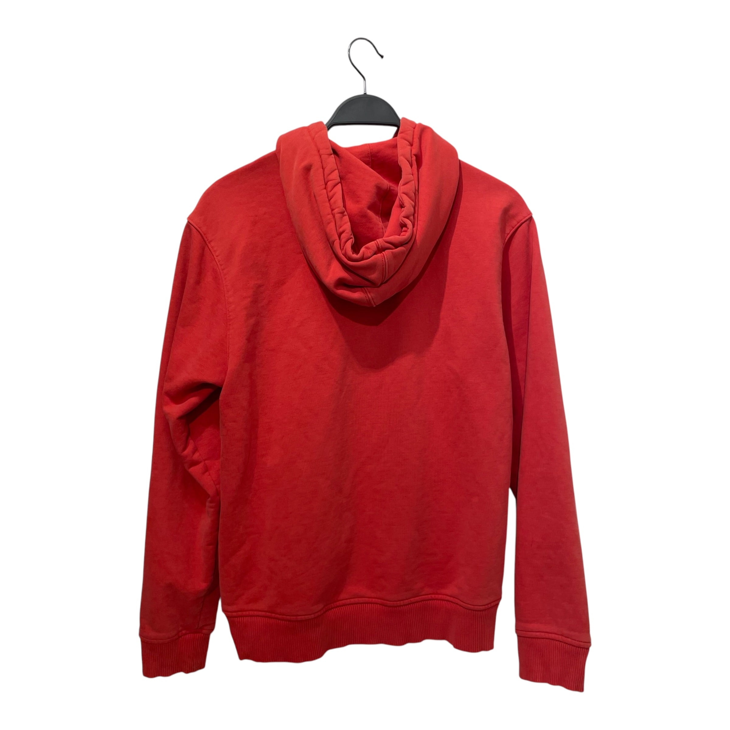 Helmut Lang/Zip Up Hoodie/M/Graphic/Cotton/RED/ view 2