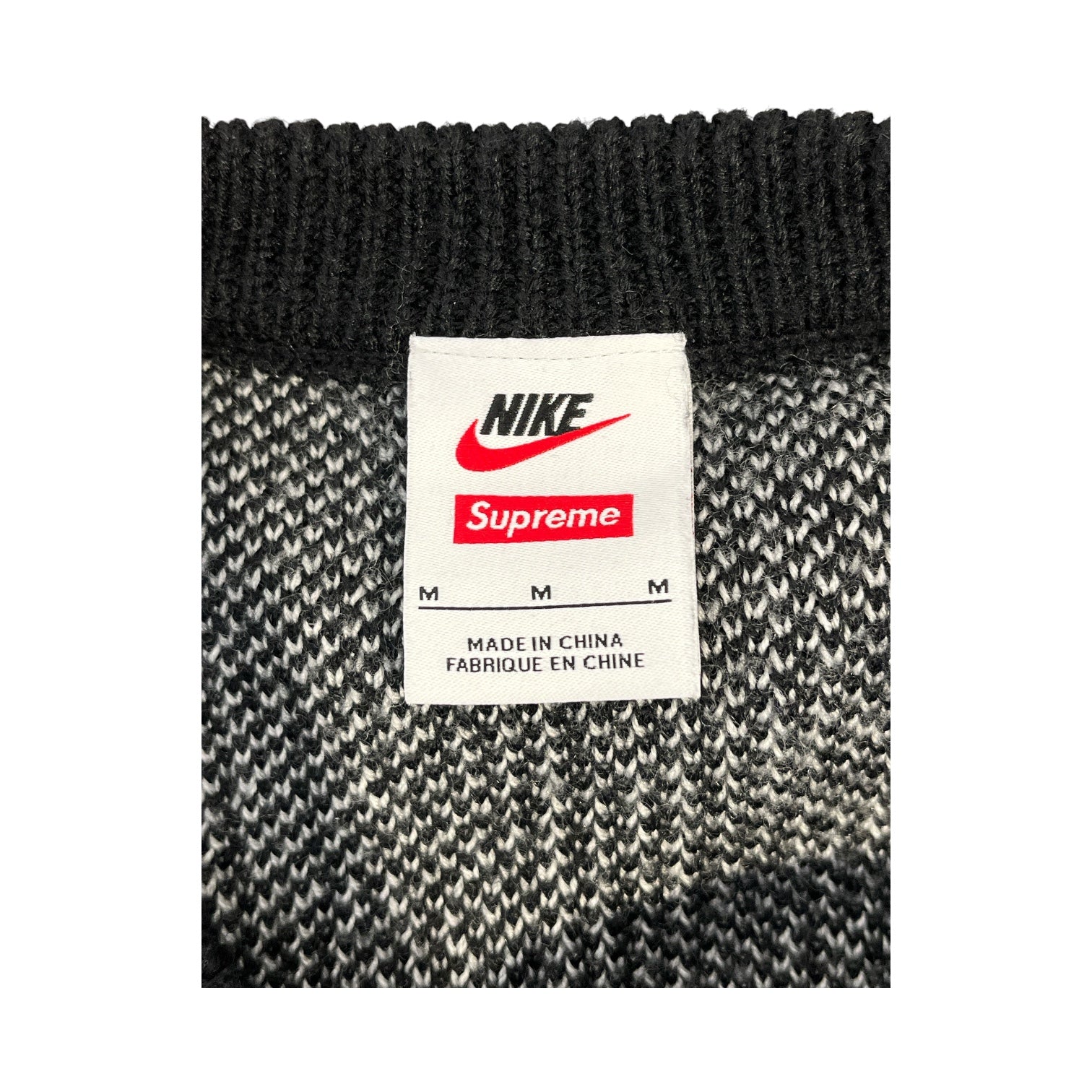 Supreme/NIKE/Vest/M/Cotton/BLK/NIKE COLLAB SWEATER VEST view 3