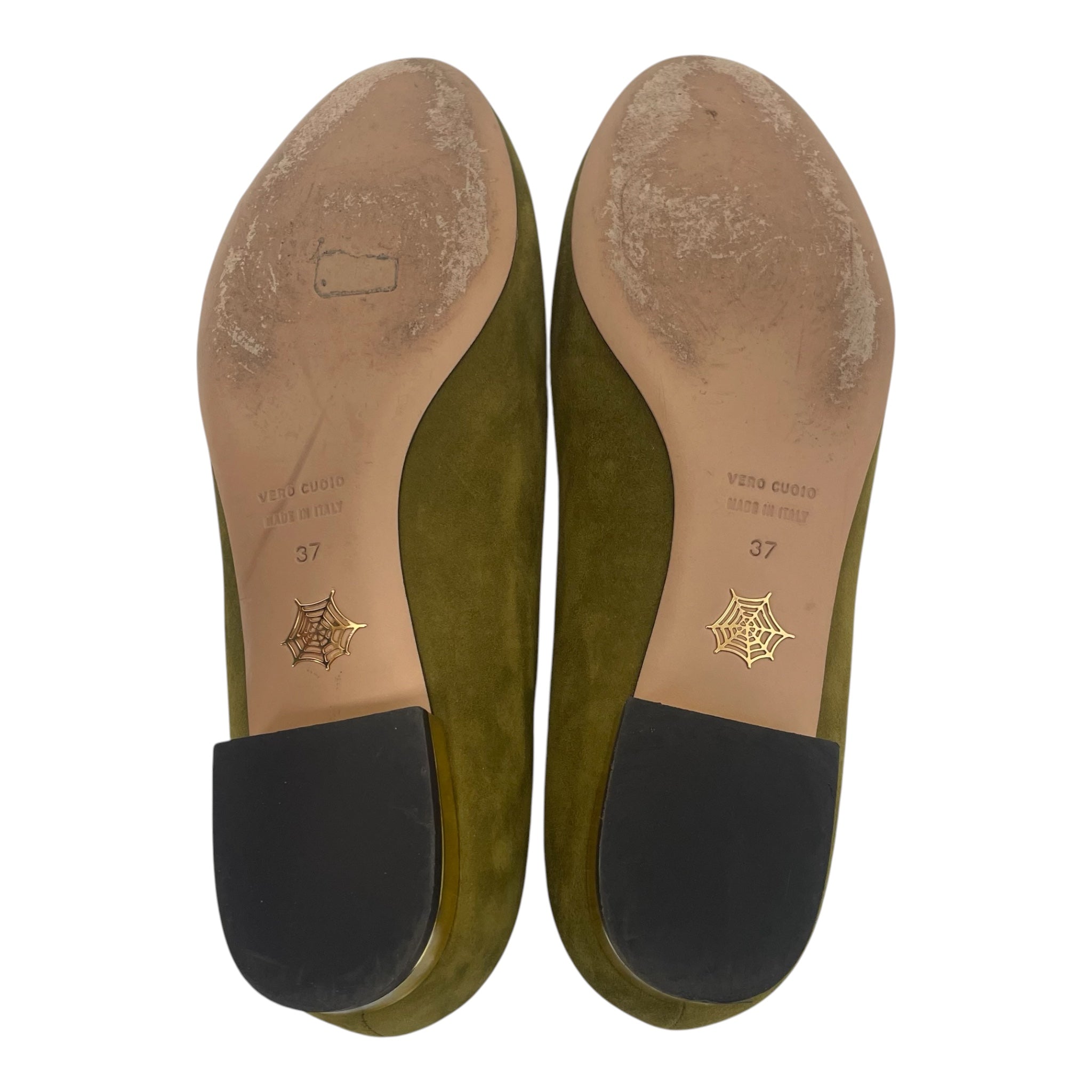 Charlotte Olympia/Flat Shoes/US 6/Suede/GRN/ZODIAC FLATS view 5