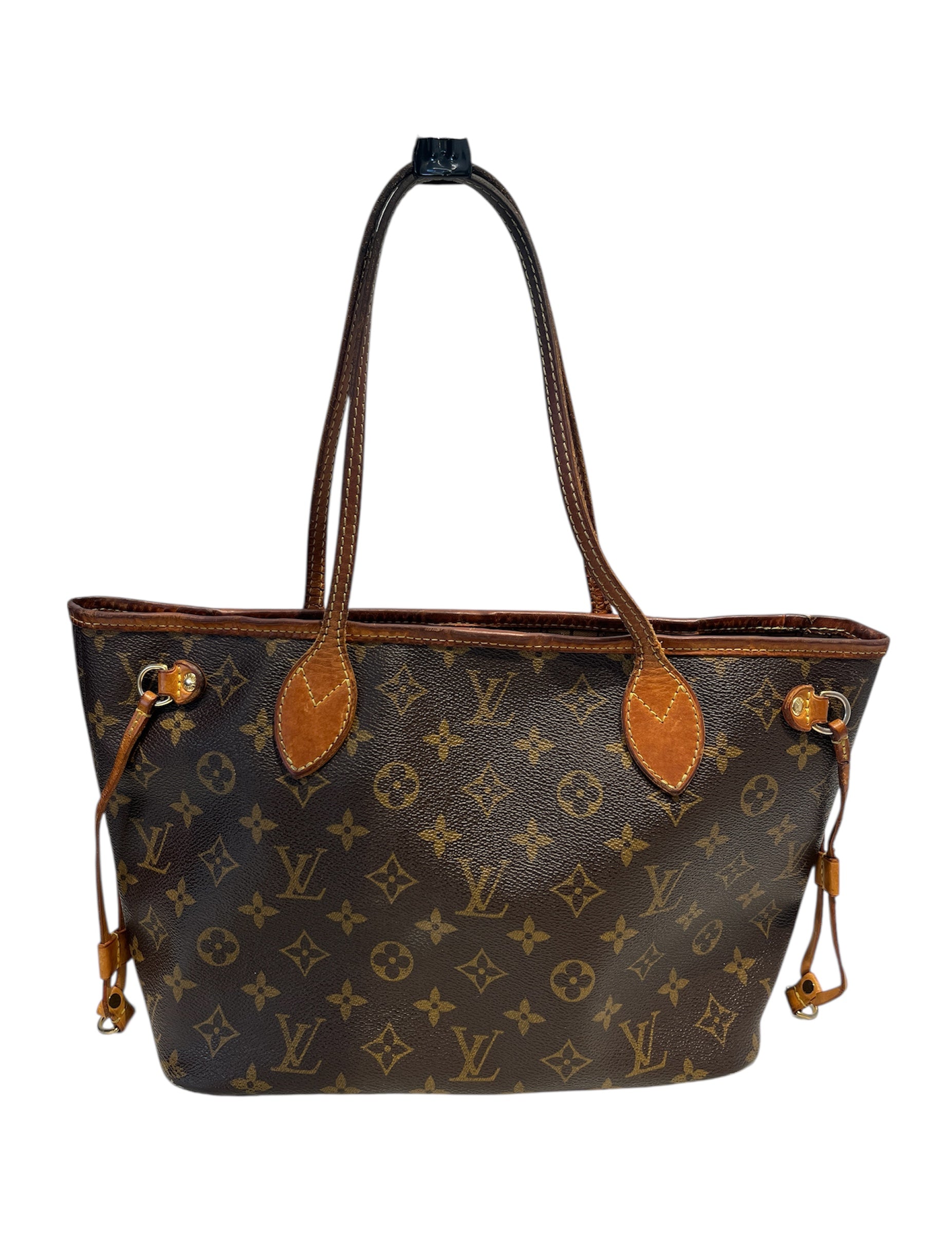 LOUIS VUITTON/Tote Bag/Monogram/Leather/BRW/NEVERFULL PM view 1