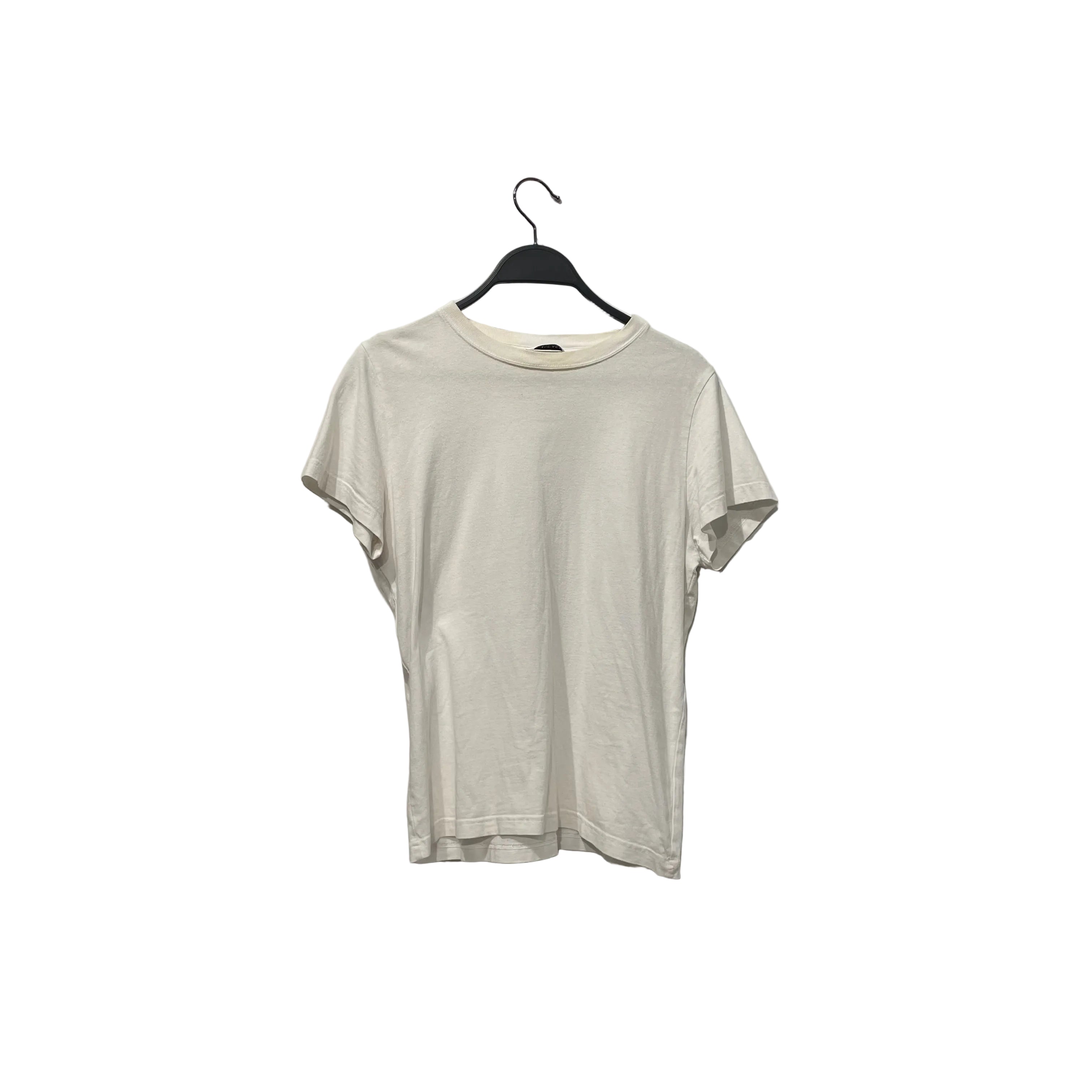 BALENCIAGA/T-Shirt/S/Cotton/WHT/2019 SHOULDER TAG PLAIN SHIRT view 1