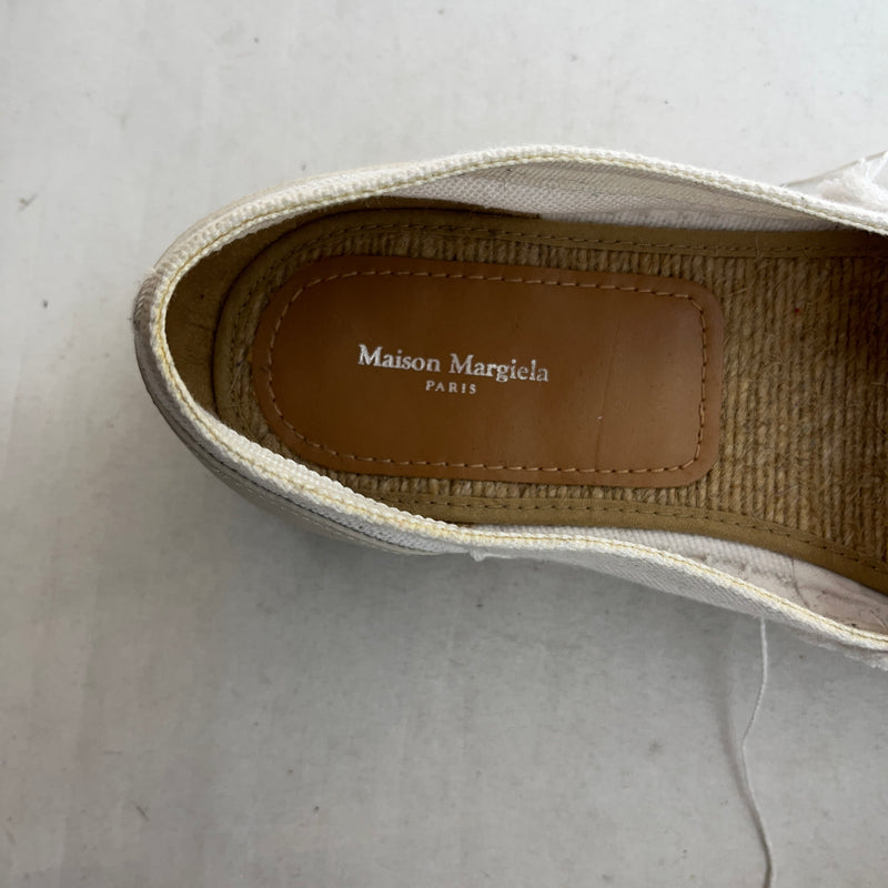 Maison Margiela/Flat Shoes/EU 42/WHT/TABI ESPADRILLES