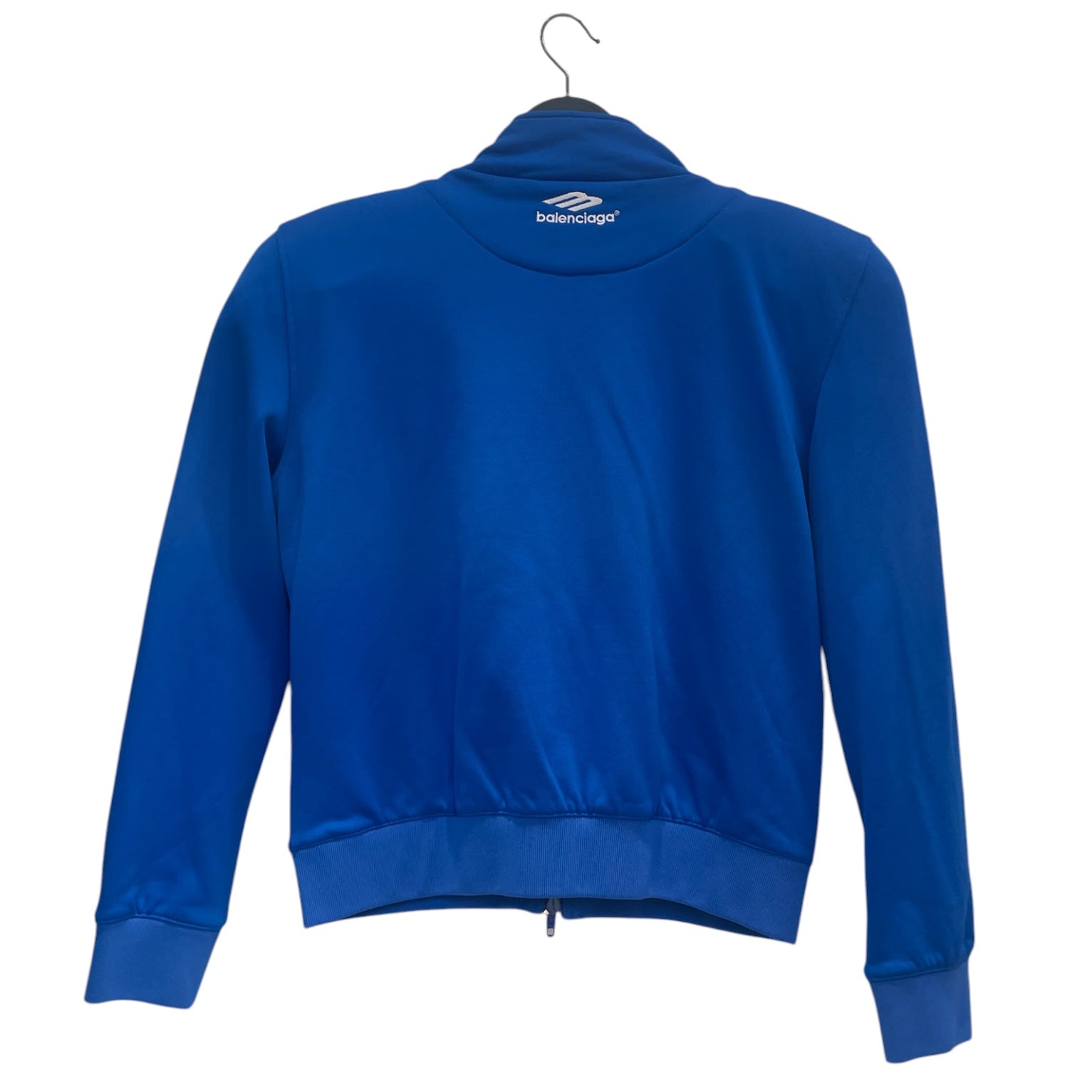 BALENCIAGA/Zip Up Hoodie/XL/Cotton/BLU/all blu view 2