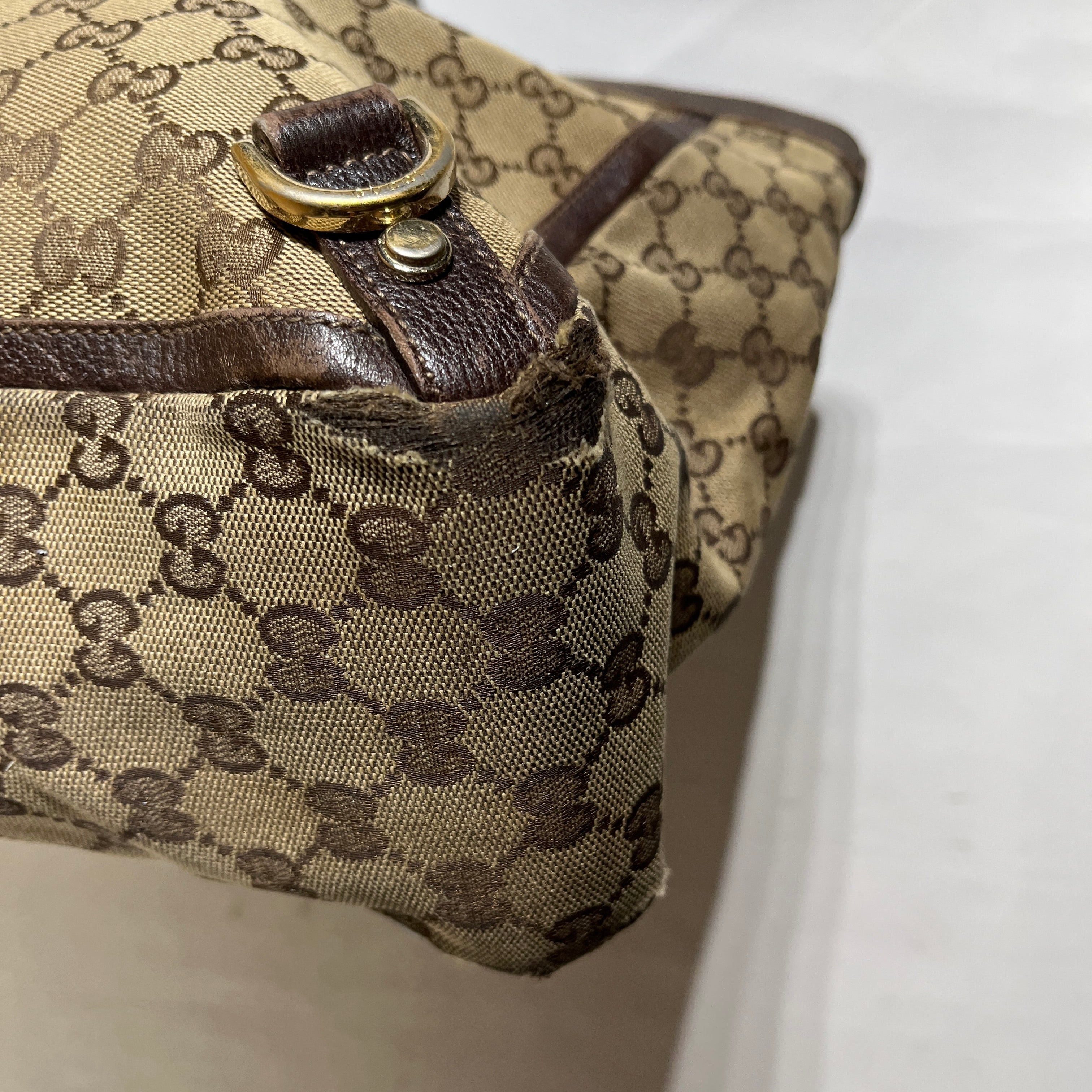 GUCCI/Bag/All Over Print/Leather/BRW/Canvas Abbey view 8