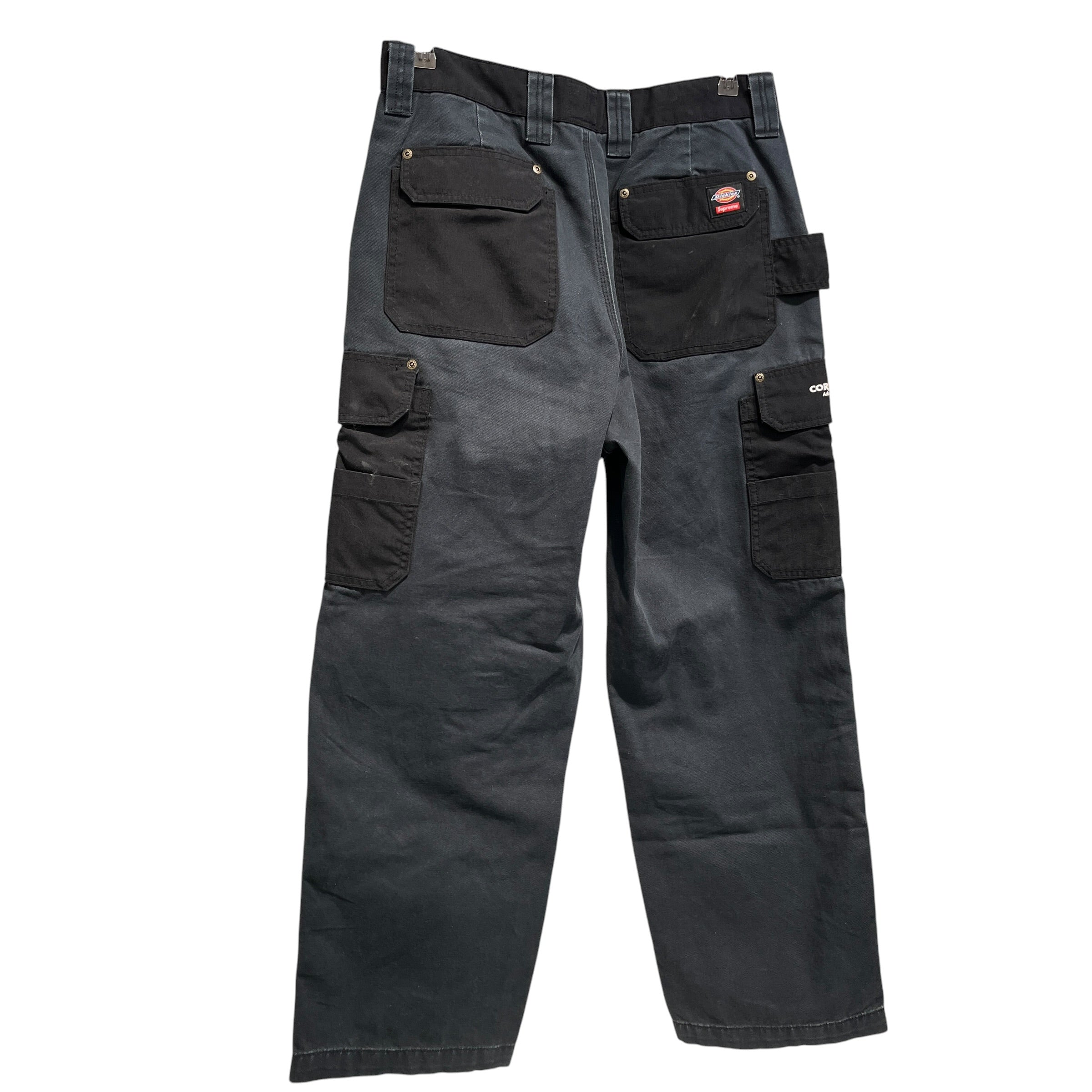 Supreme/DICKIES/Cargo Pants/32/Cotton/BLK/cordura fabric view 2