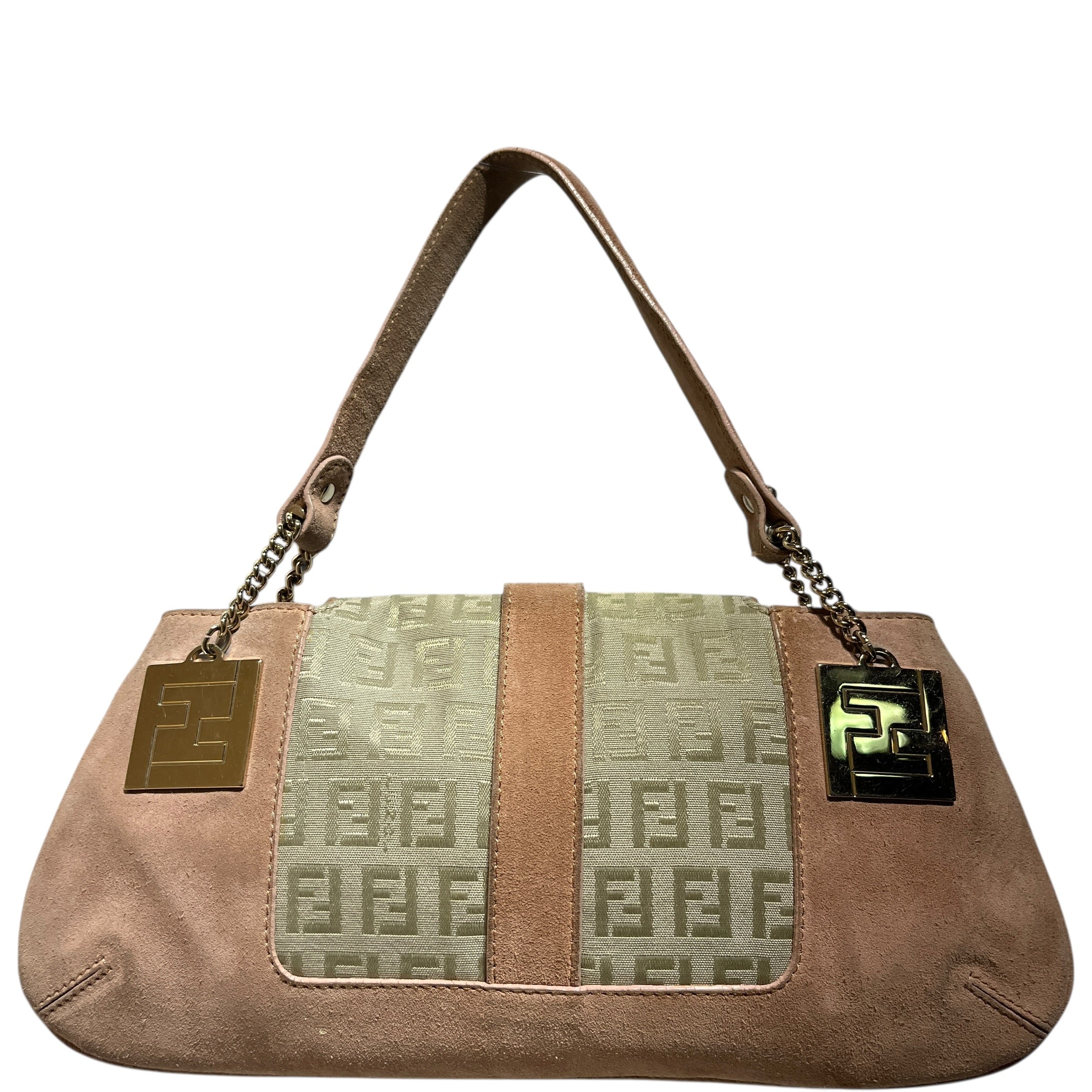 FENDI/Hand Bag/Suede/PNK/ZUCCHINO FF view 3