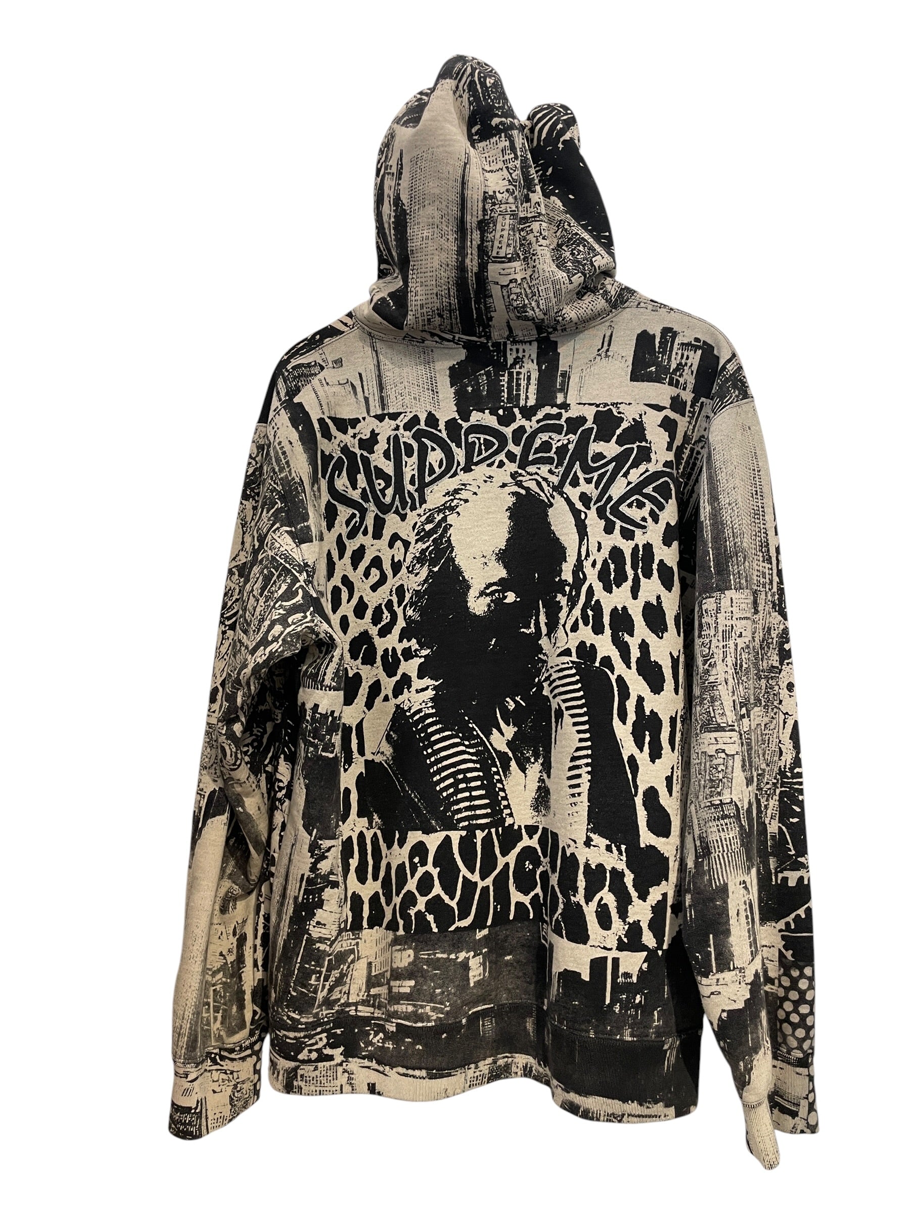 Supreme/Hoodie/L/All Over Print/Cotton/BLK/MILES DAVIS view 2