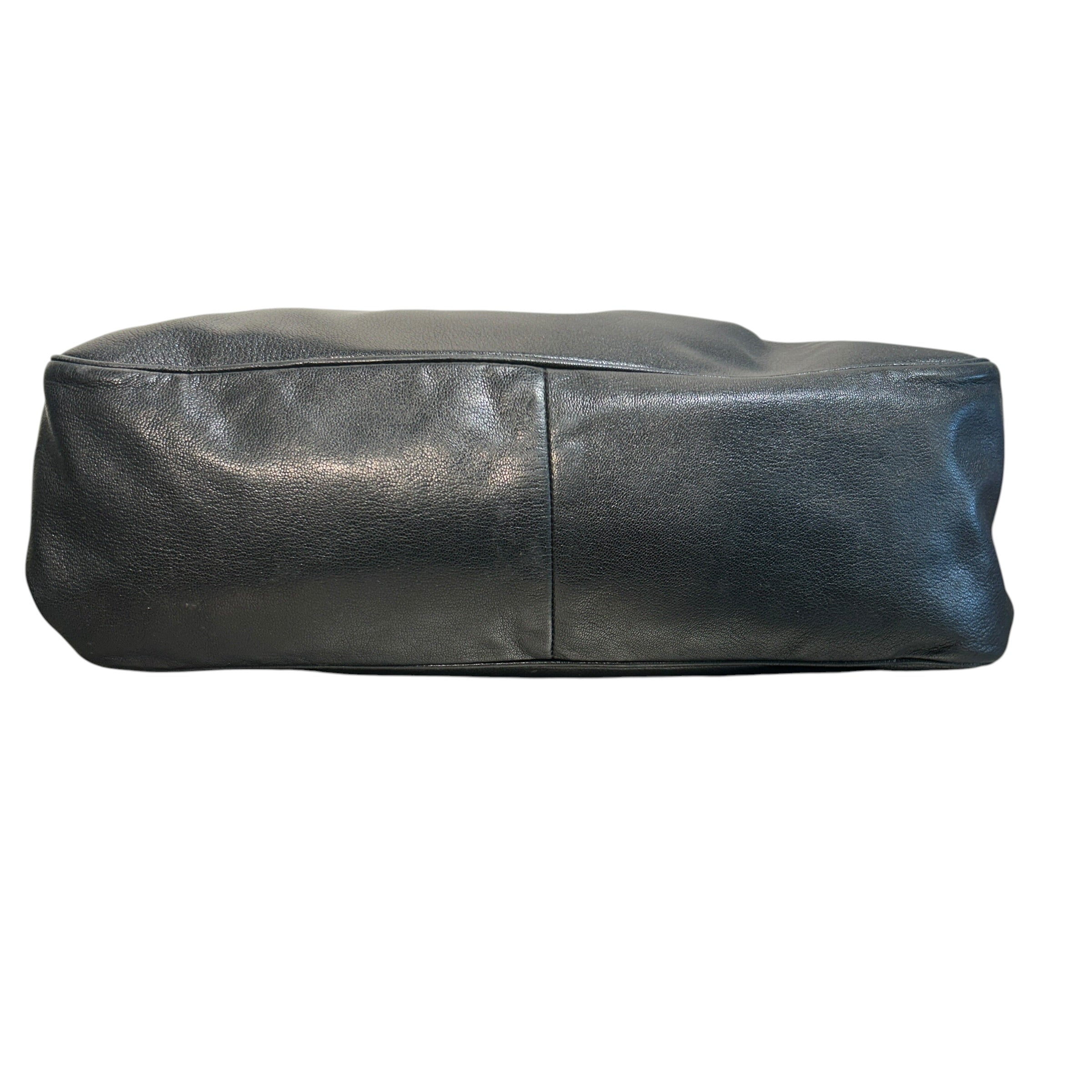 YVES SAINT LAURENT/Hand Bag/Leather/BLK/Muse Bowler view 3