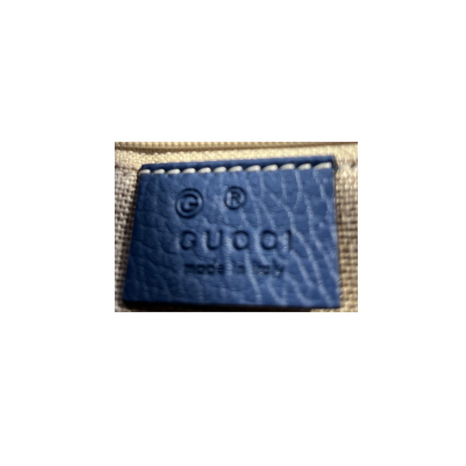 GUCCI/Bag/Leather/BLU/Interlocking G view 7