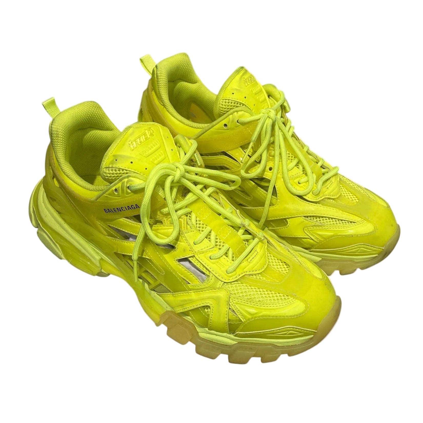 BALENCIAGA/Low-Sneakers/EU 43/Cotton/GRN/neon green track2 view 1