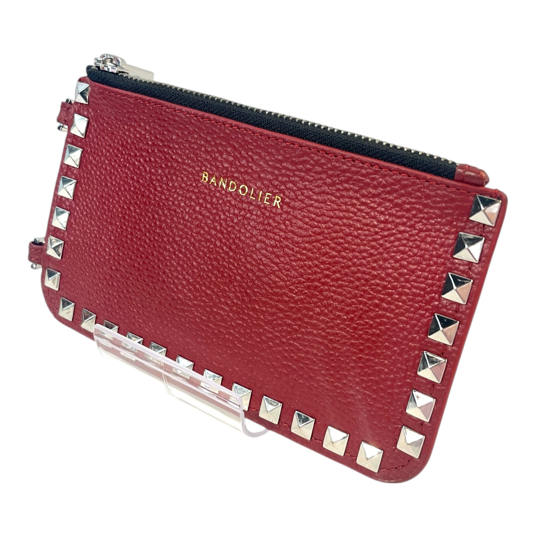 BAND OF OUTSIDERS/Long Wallet/O/S/Leather/RED/rock with stones view 1