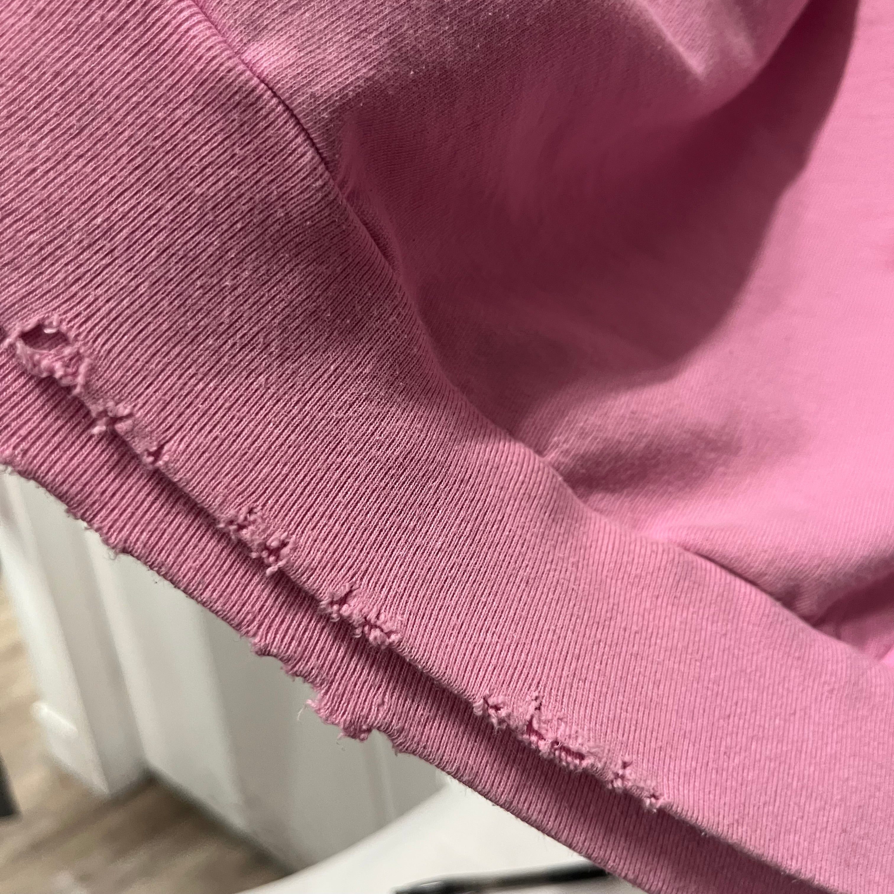 BALENCIAGA/Sweatshirt/4/Cotton/PNK/bb logo embroidered view 6