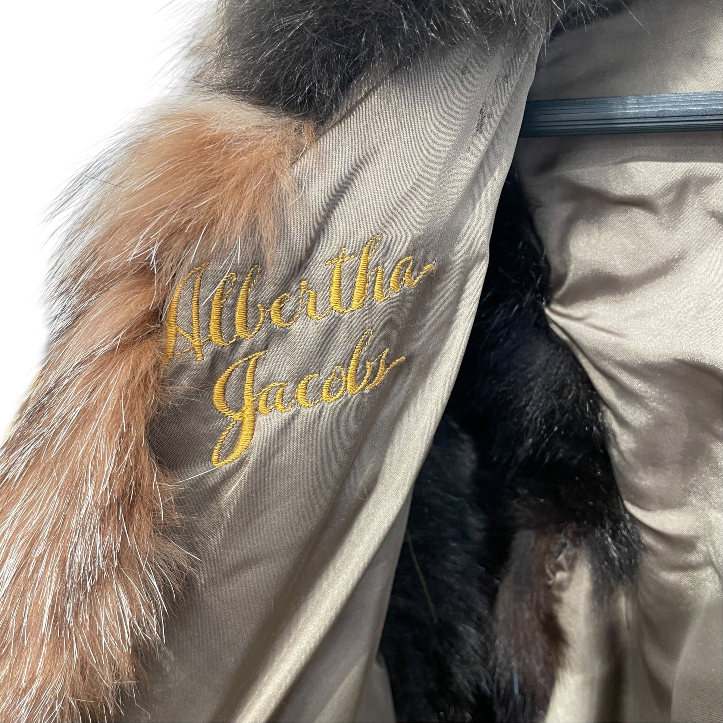 Vintage/Vest/Fur/BEG/RABBIT FUR view 2