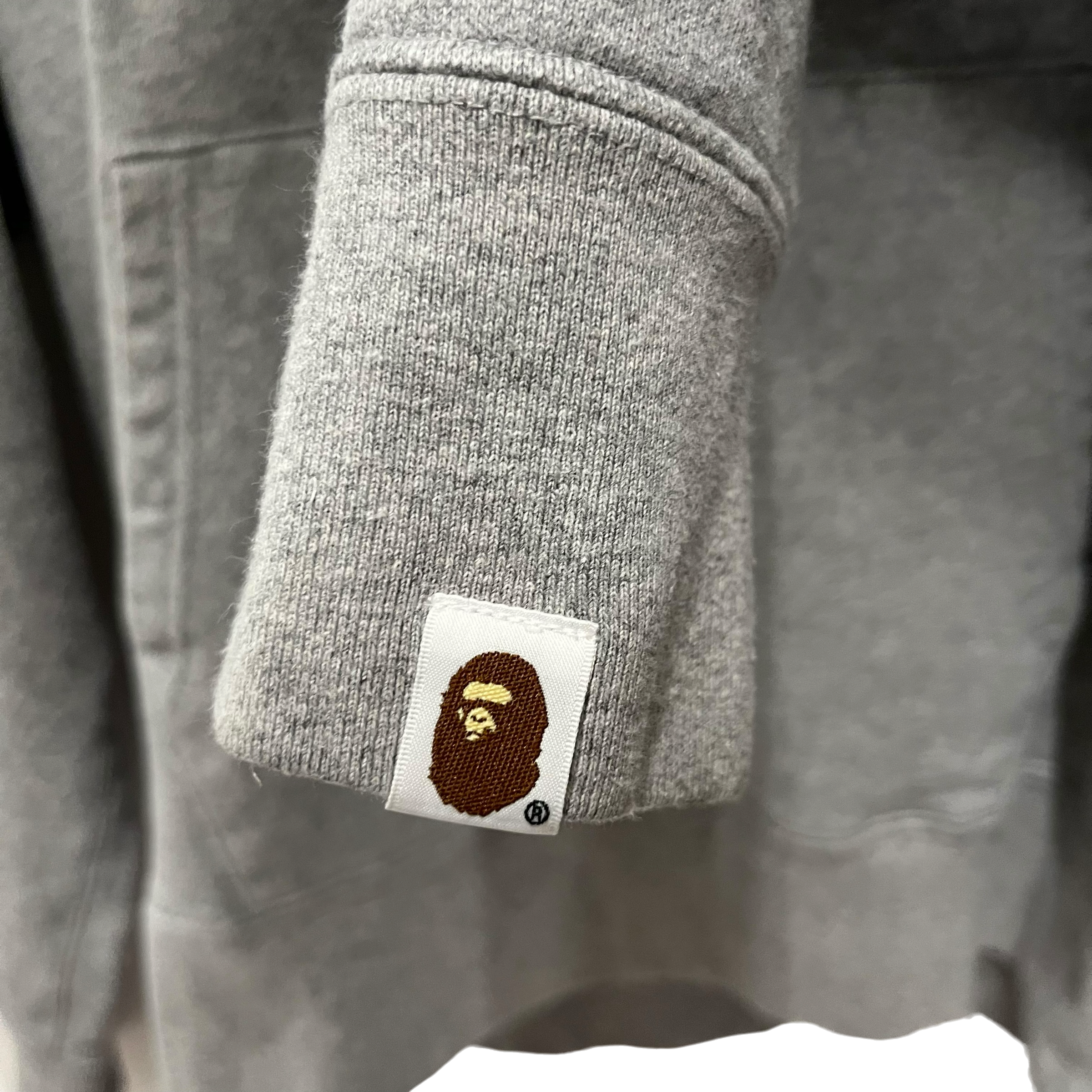 A BATHING APE/Hoodie/S/Cotton/GRY/abc pullover view 3
