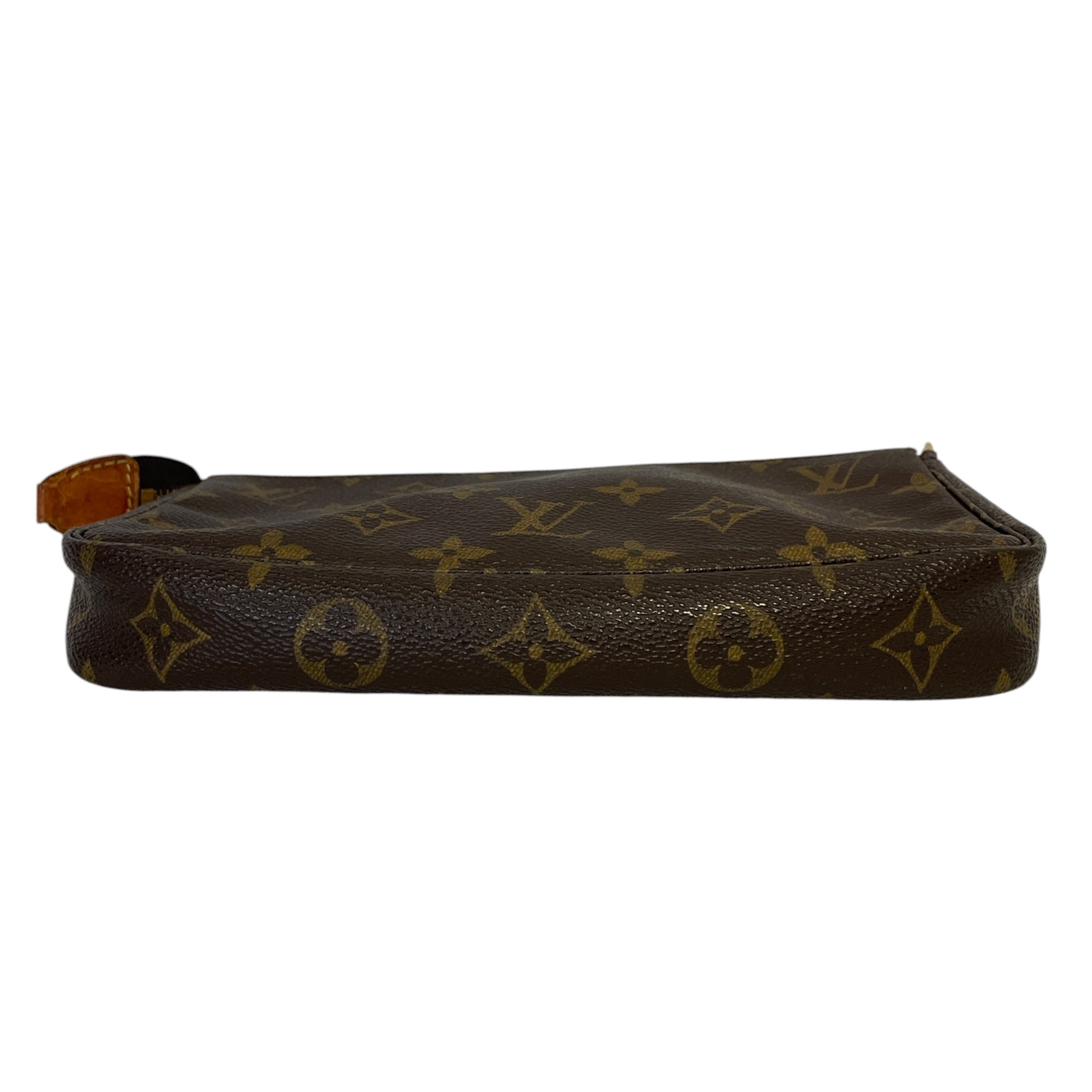 LOUIS VUITTON/Pouch/Monogram/Leather/BRW/6FV7DCF7 view 3