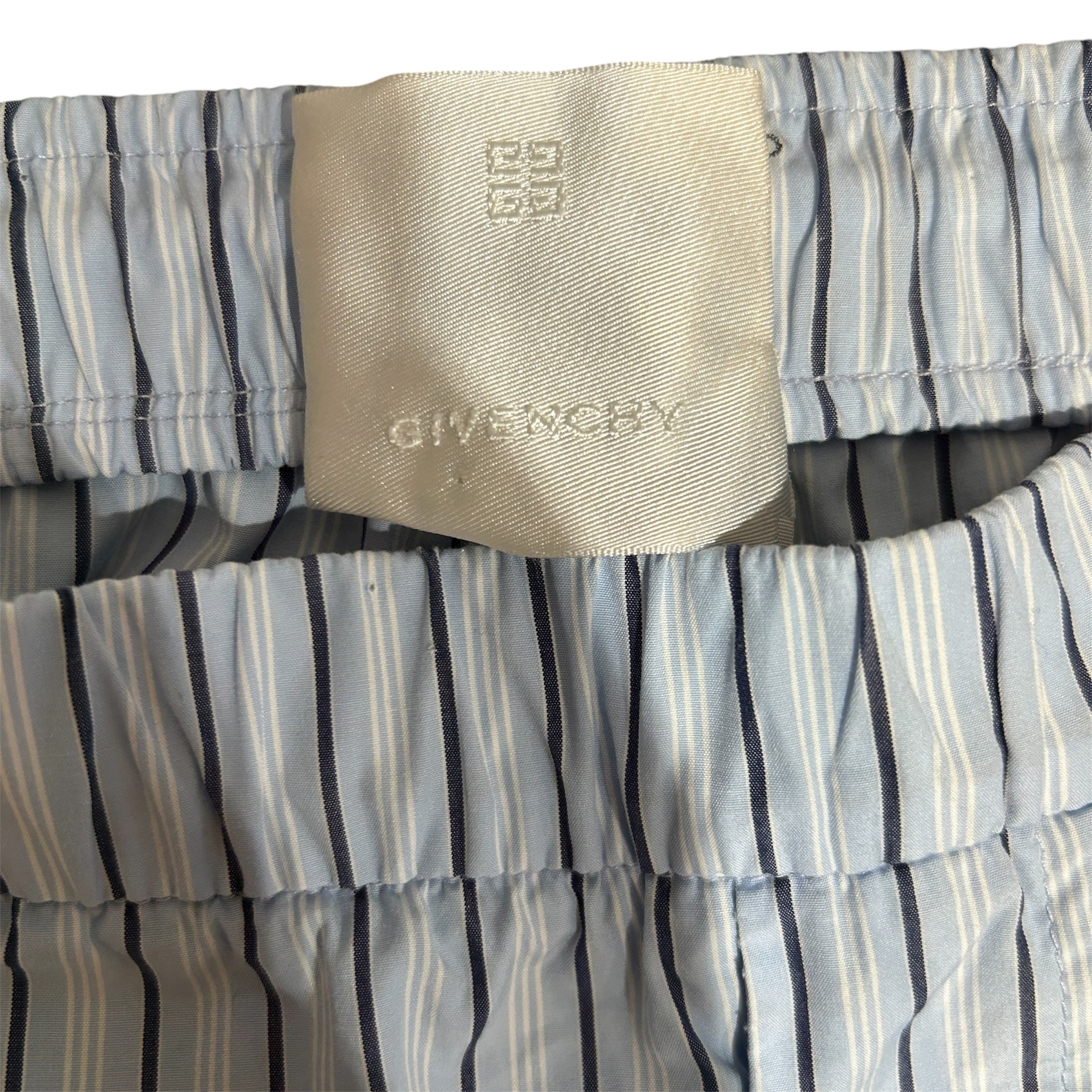 GIVENCHY/Shorts/52/Cotton/BLU/Stripe/ view 3