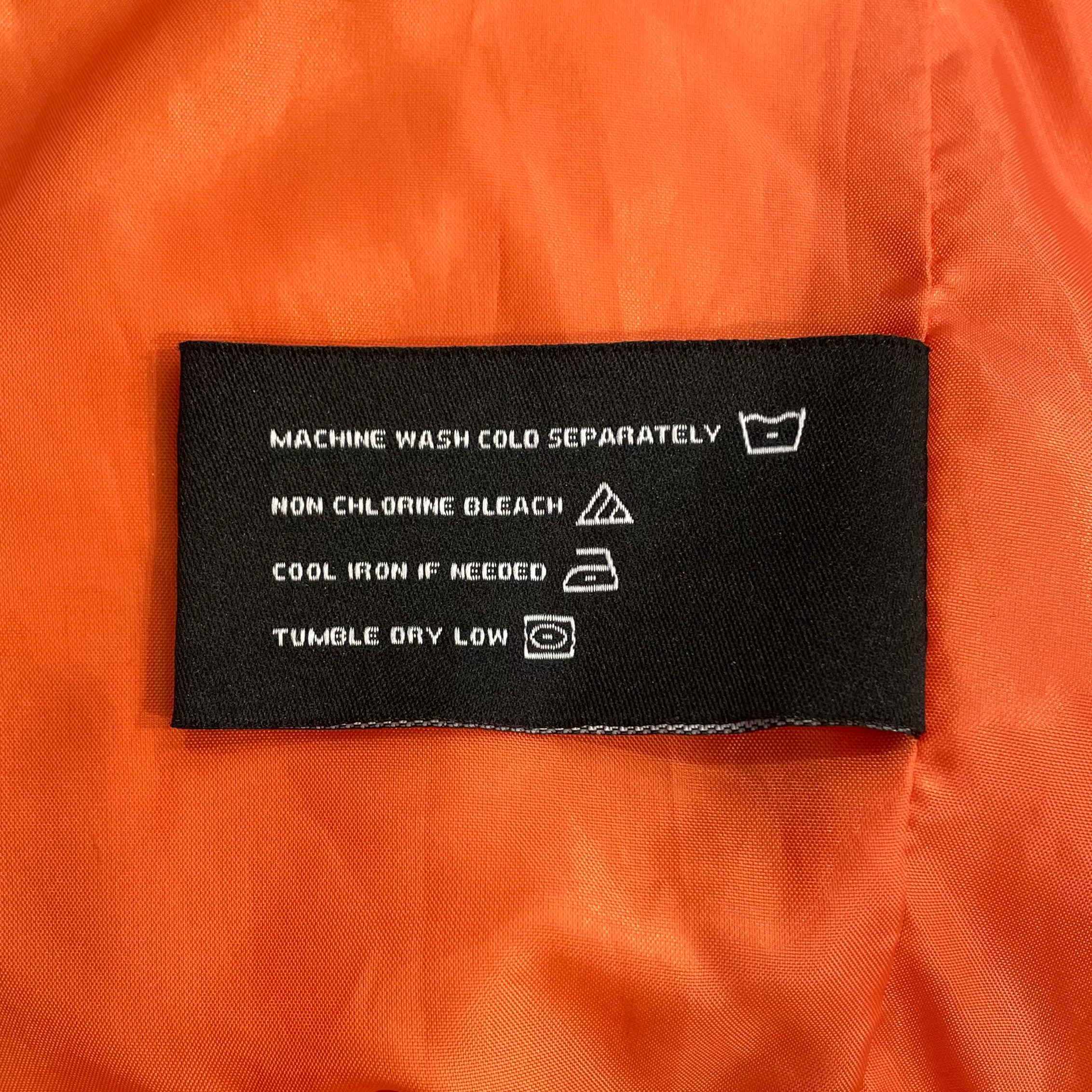 Pelle Pelle/Jacket/XXL/Polyester/ORN/orange jkt with brass hardware view 4