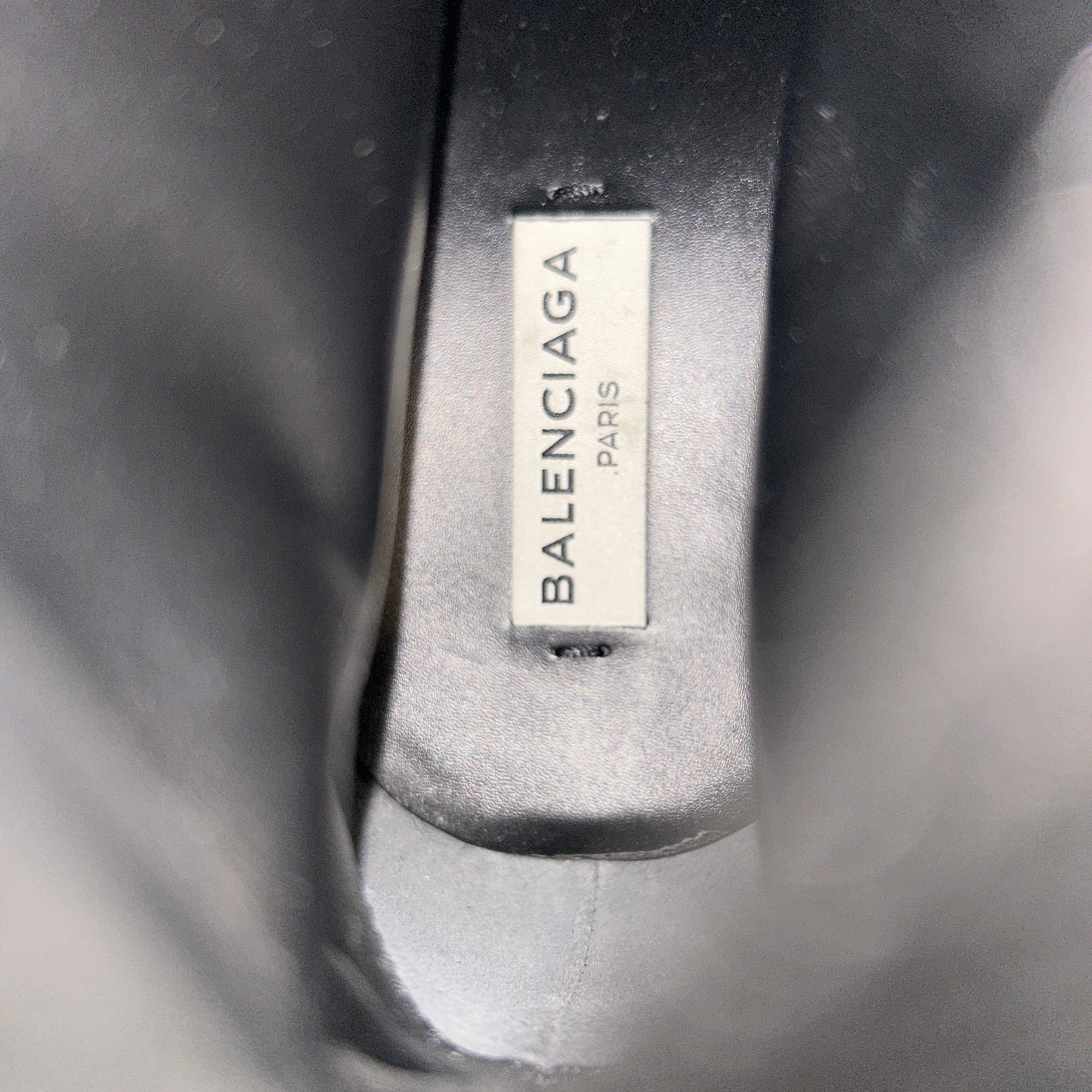 BALENCIAGA/Boots/EU 45/Suede/BLK/Silver Buckle Ankle Strap view 3