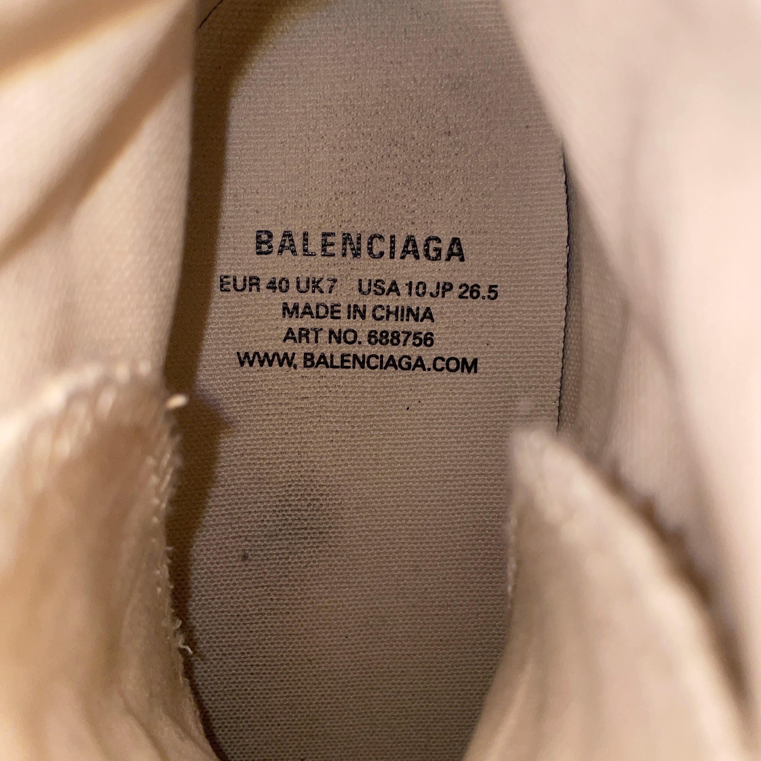 BALENCIAGA/Hi-Sneakers/EU 40/Leather/WHT/ HI-TOP TRAINER/CONVERSE view 8