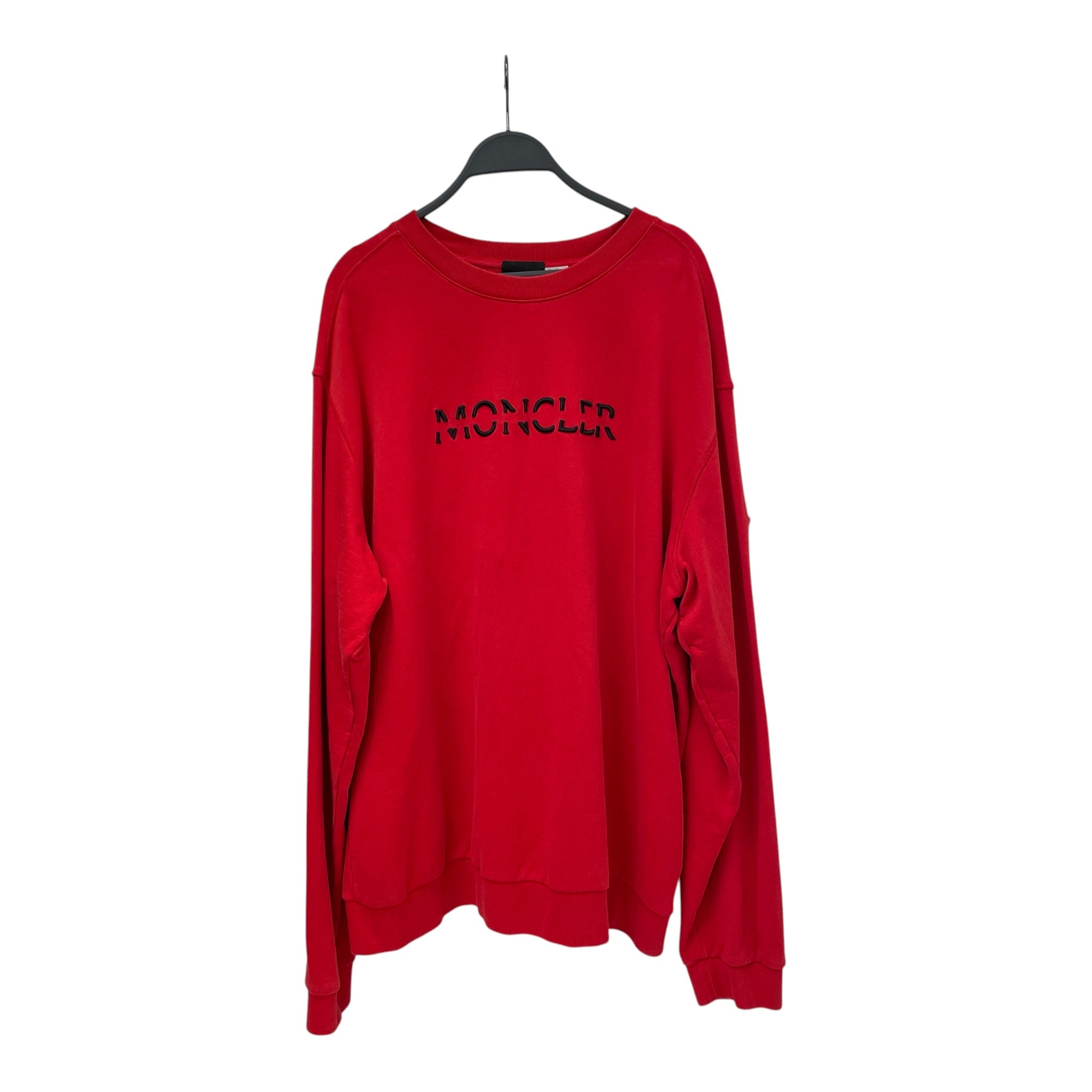 MONCLER/Sweatshirt/3X/Cotton/RED/LOGO view 1