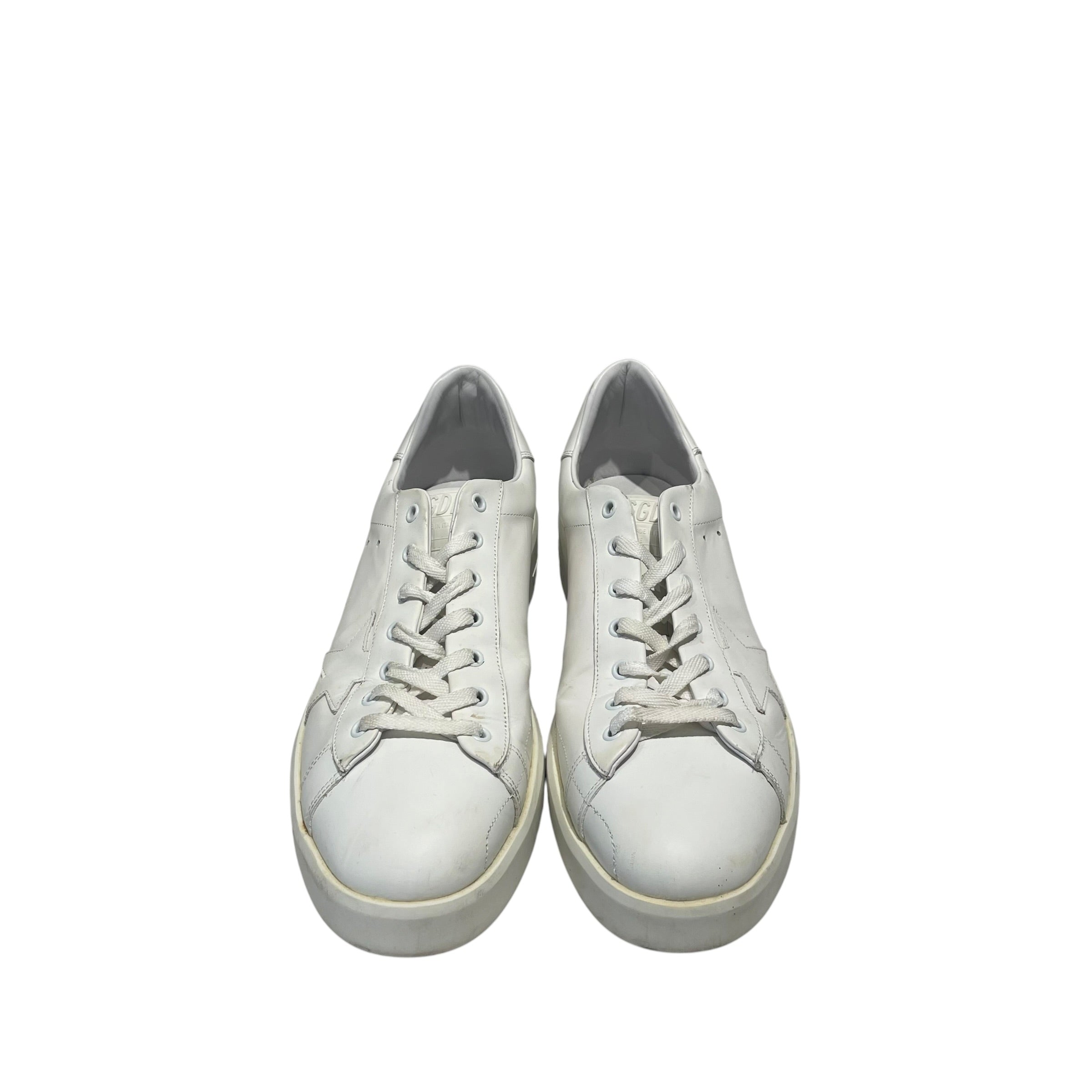 GOLDEN GOOSE/Low-Sneakers/EU 47/Leather/WHT/Pure-Star view 3