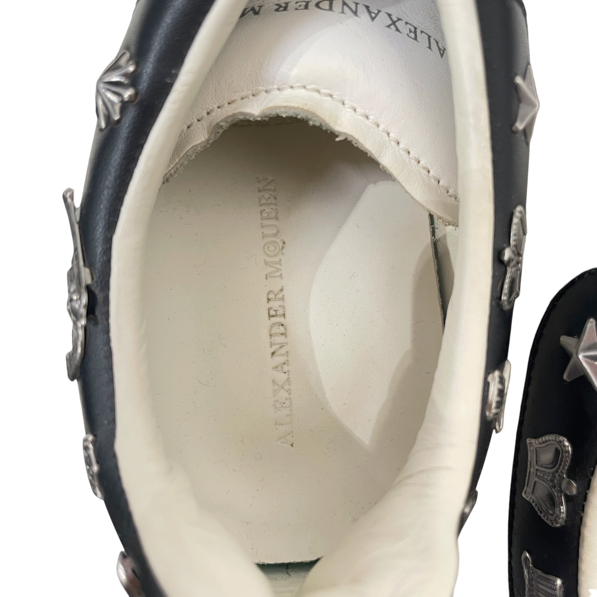 Alexander McQueen/Low-Sneakers/EU 40.5/Leather/WHT/Oversized Sneaker view 3