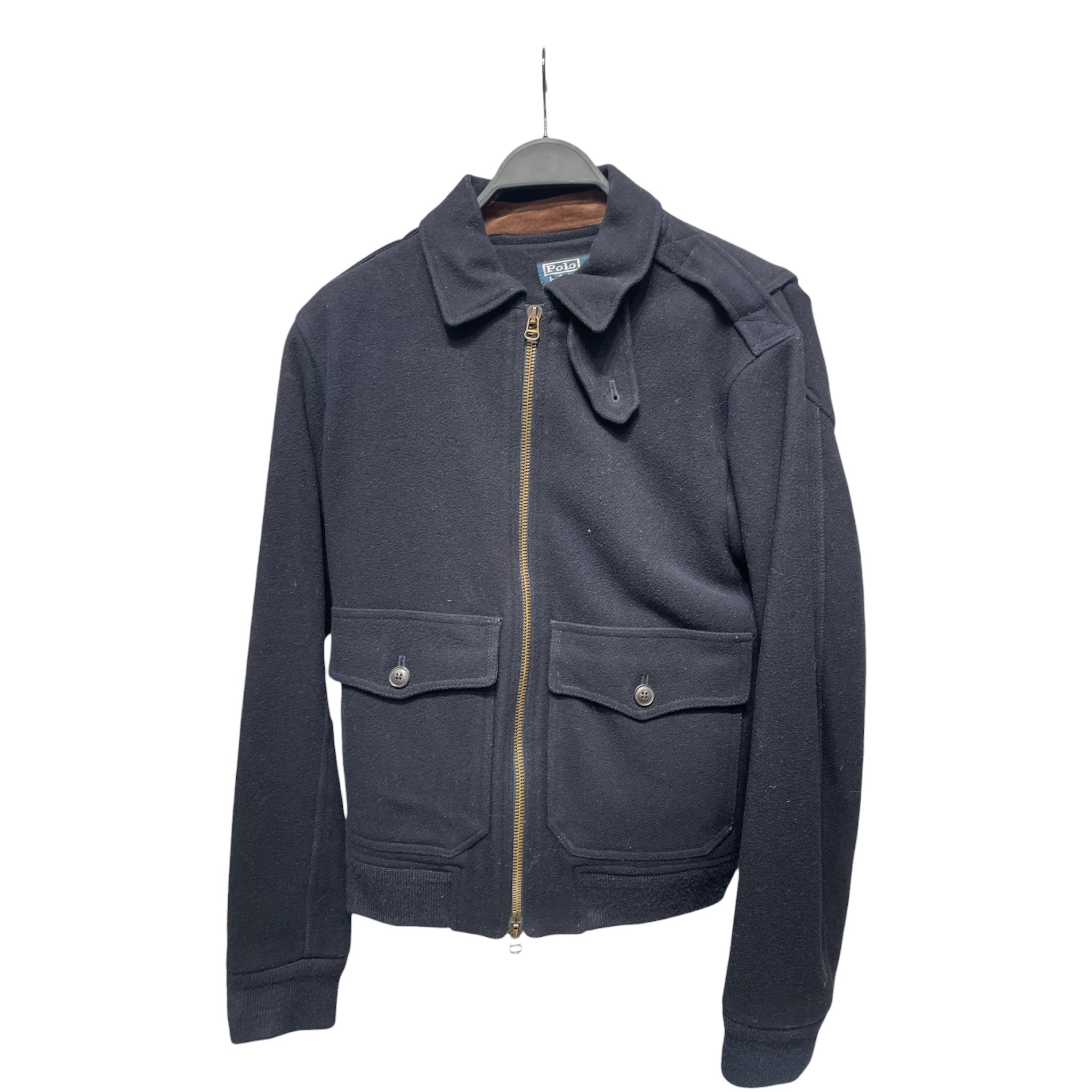POLO RALPH LAUREN/Tailored Jkt/S/Cotton/NVY/ view 1