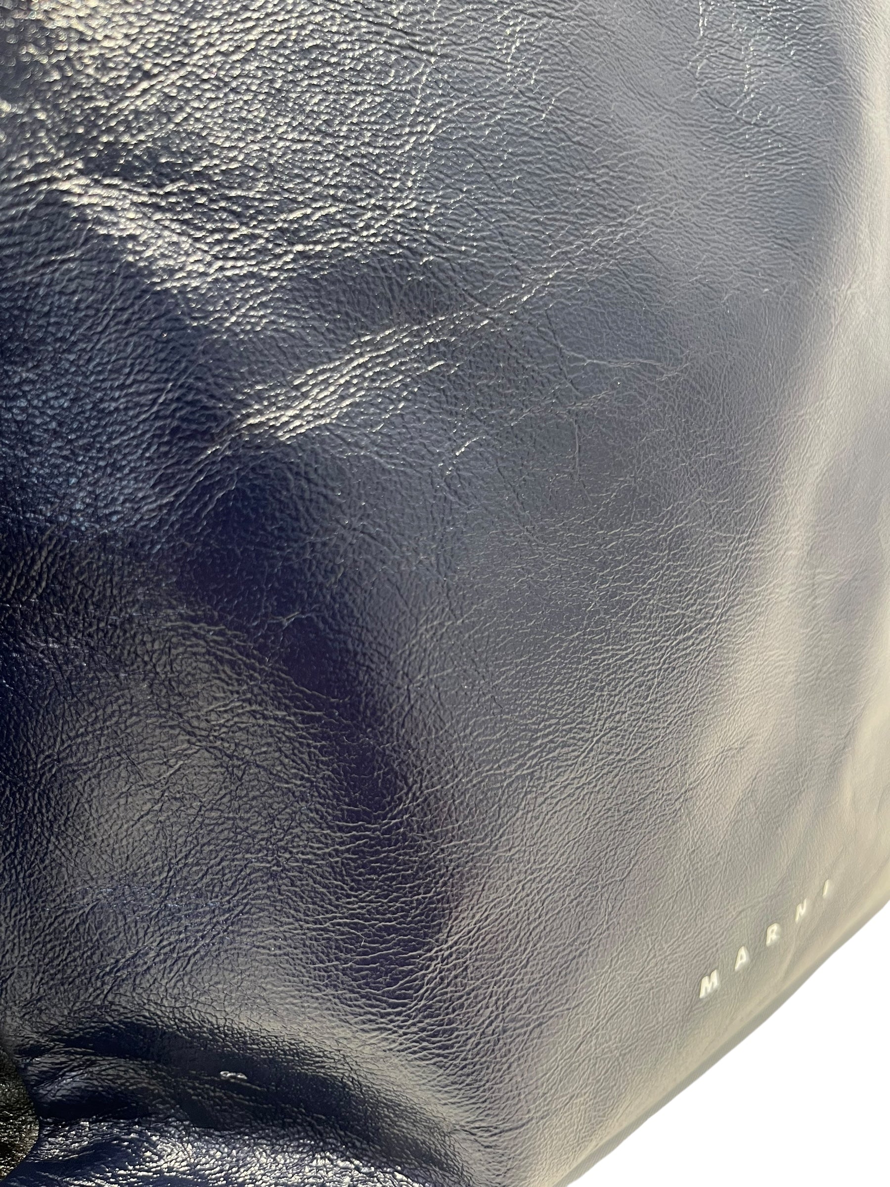 MARNI/Cross Body Bag/Leather/NVY/BLACK AND NAVY MARNI BAG view 6